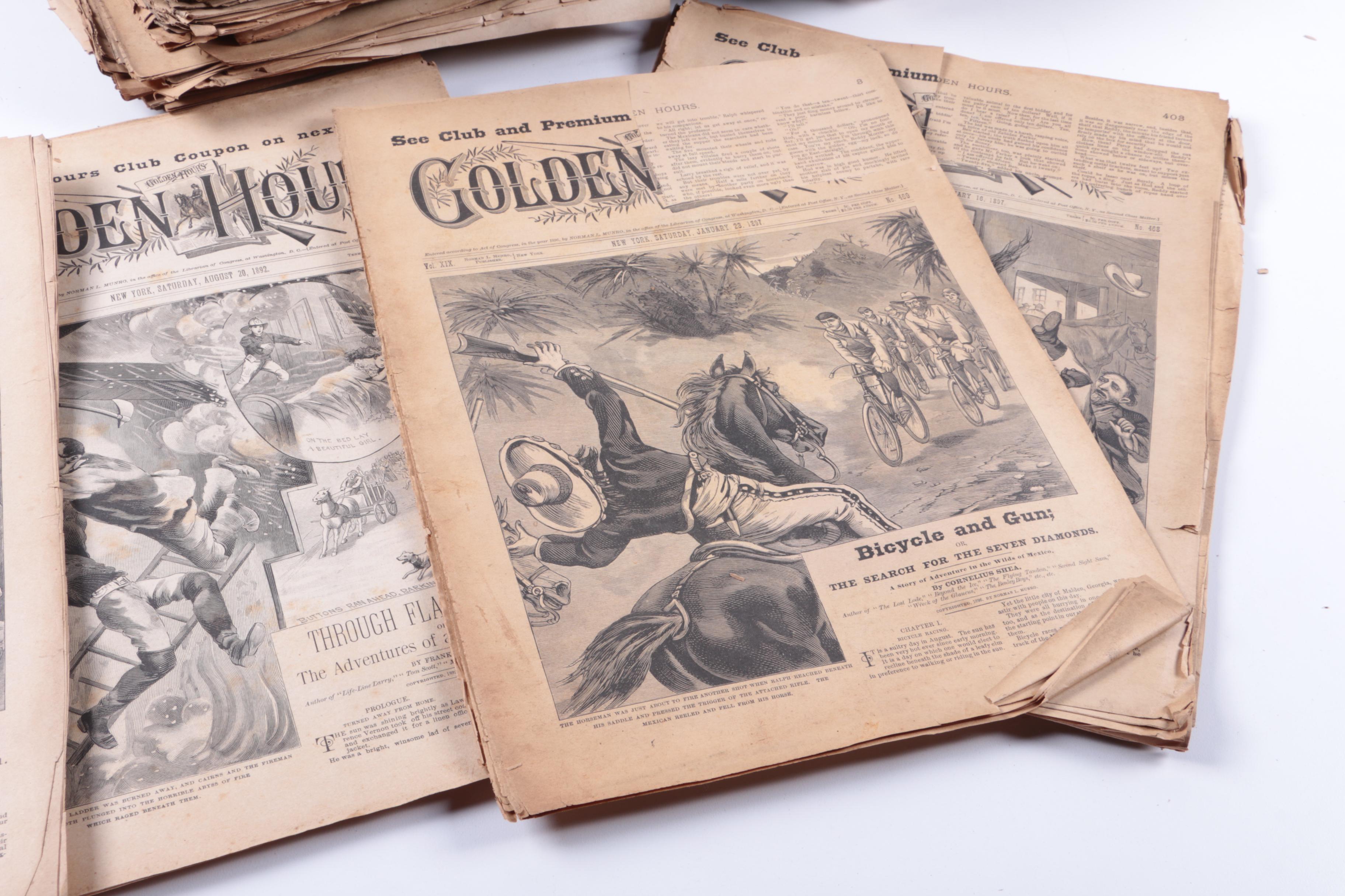 Late 19th Century "Golden Hours" Magazines
