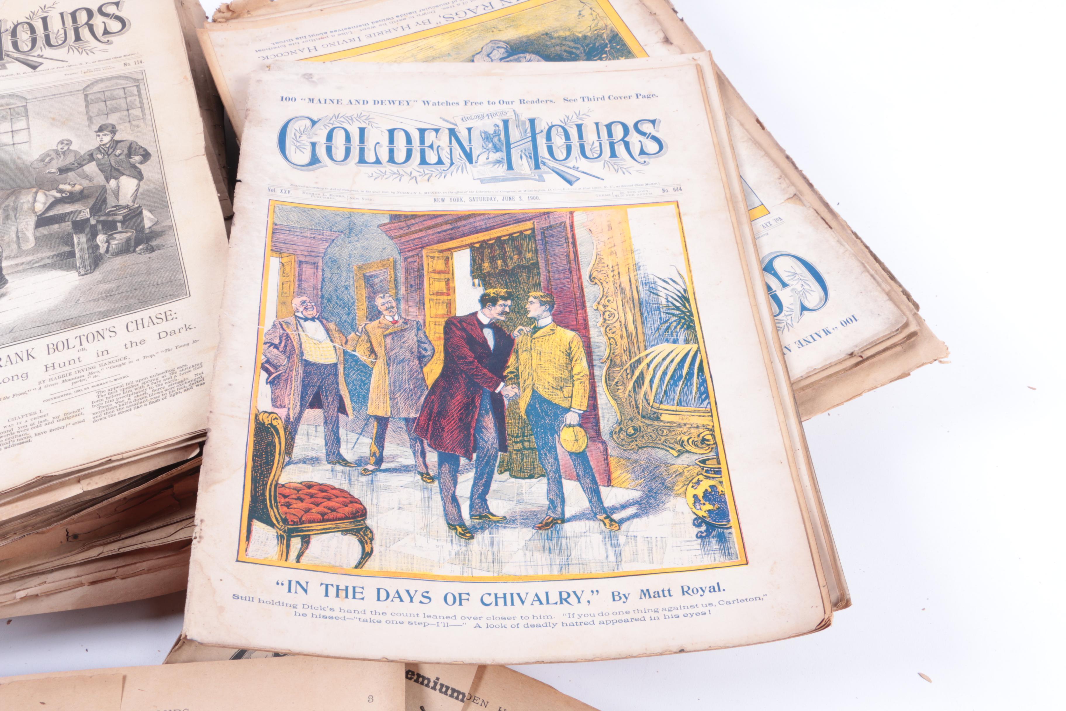 Late 19th Century "Golden Hours" Magazines