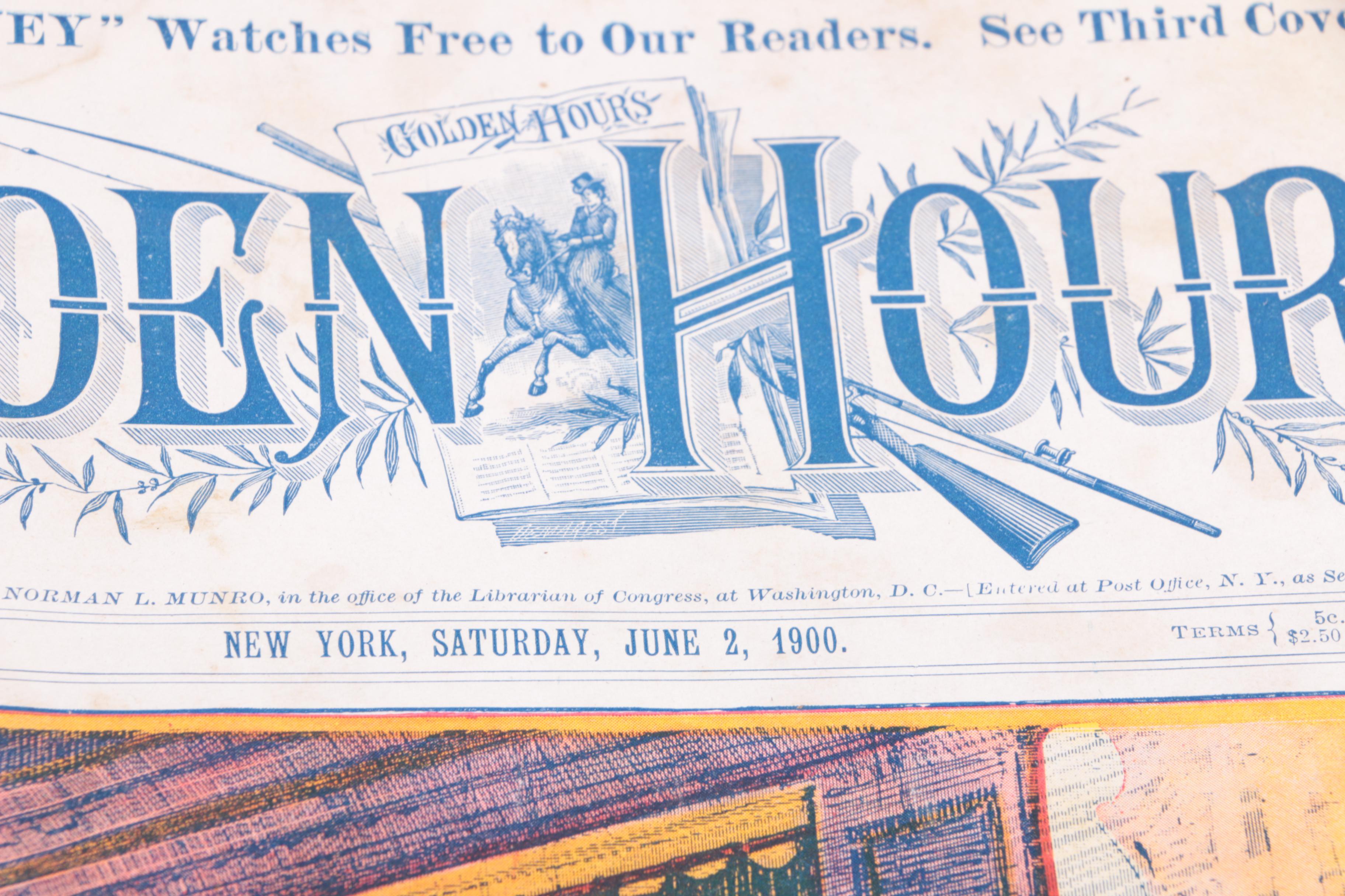 Late 19th Century "Golden Hours" Magazines