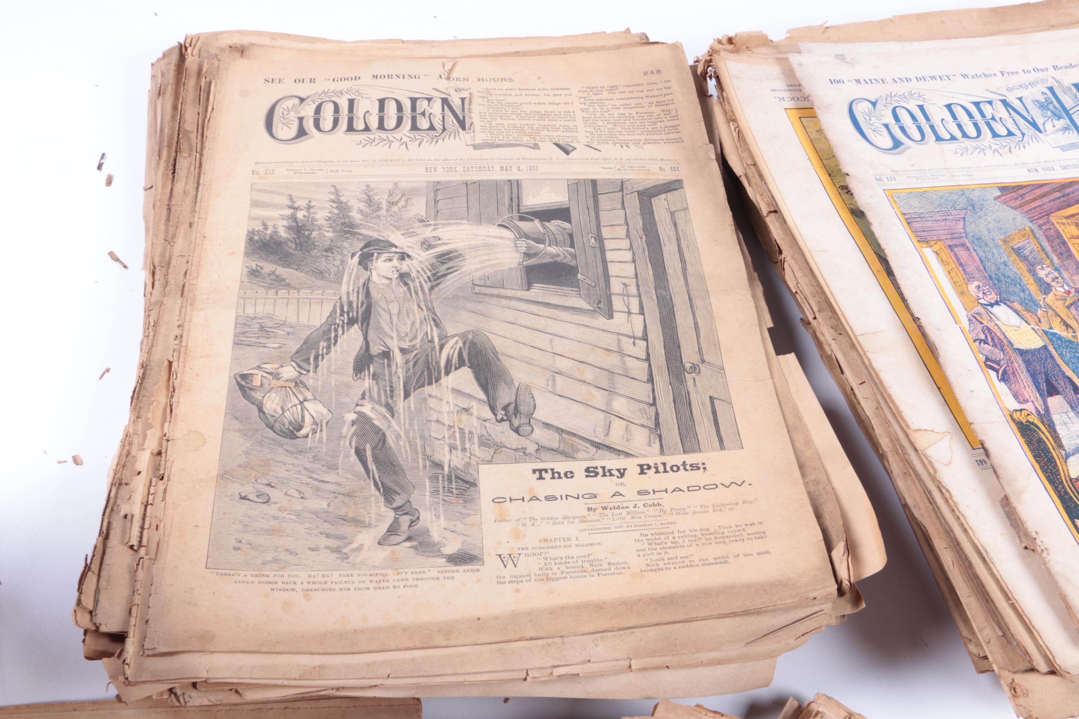 Late 19th Century "Golden Hours" Magazines