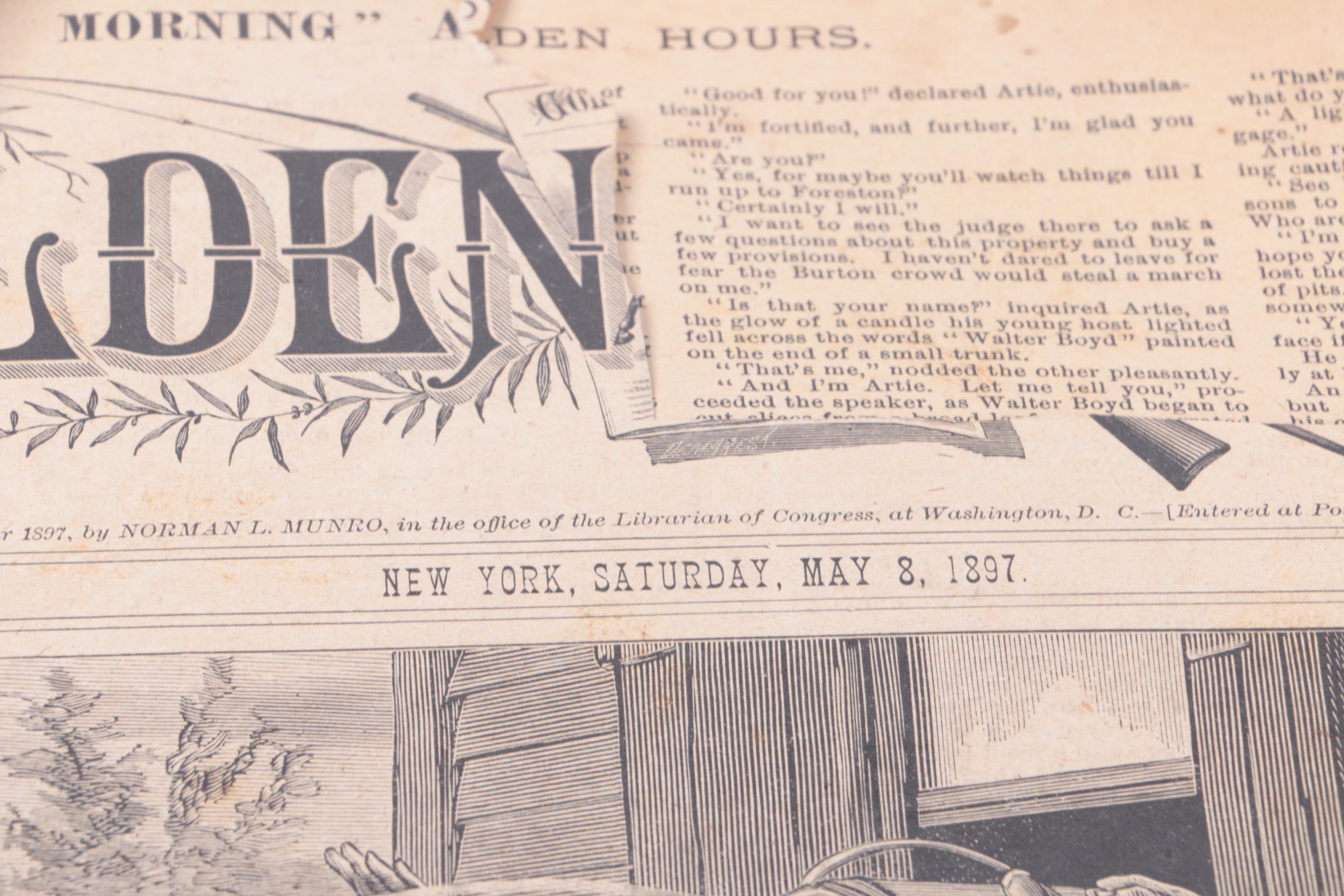 Late 19th Century "Golden Hours" Magazines