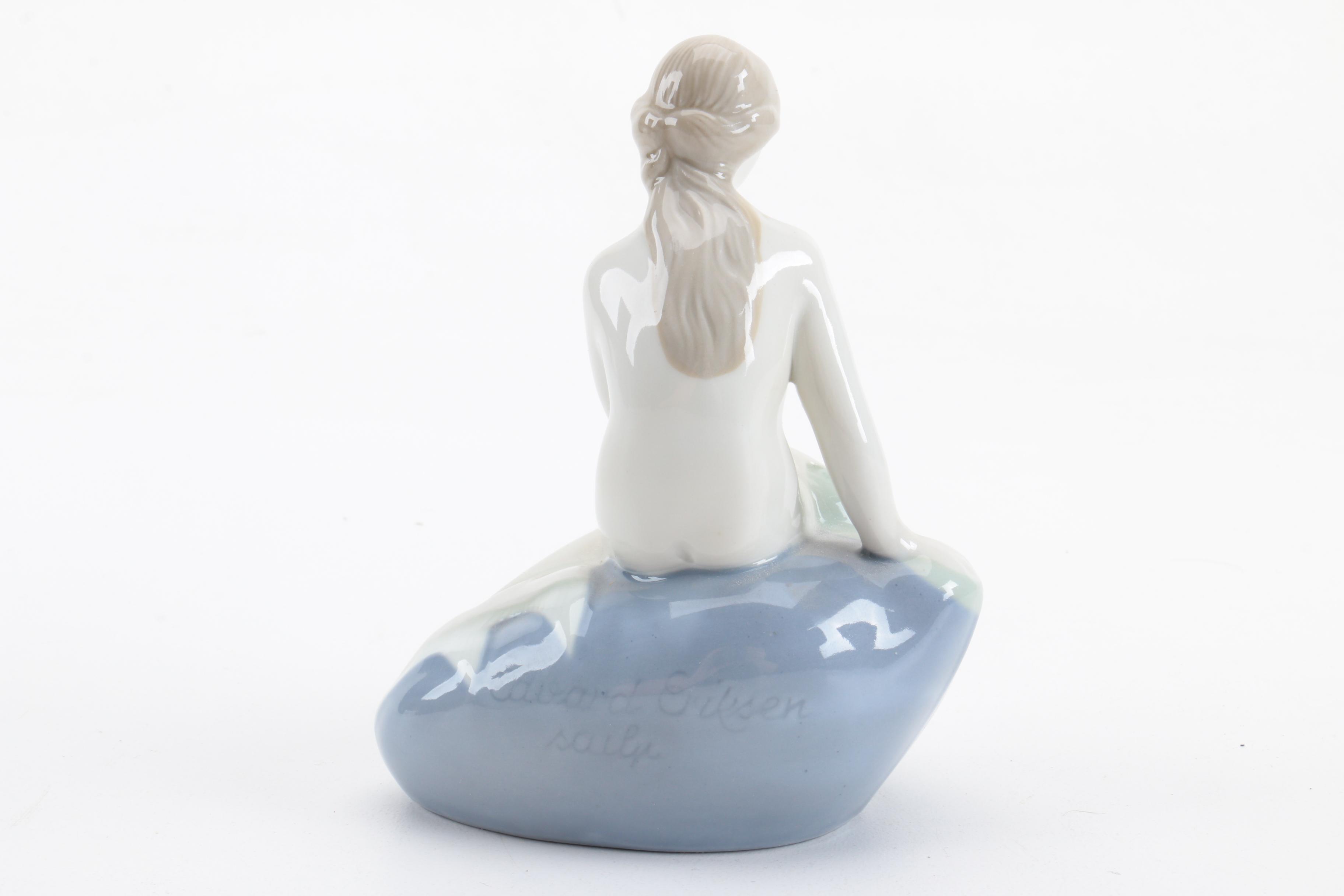 Royal Copenhagen Edvard Eriksen "Mermaid On Rock" Figurine