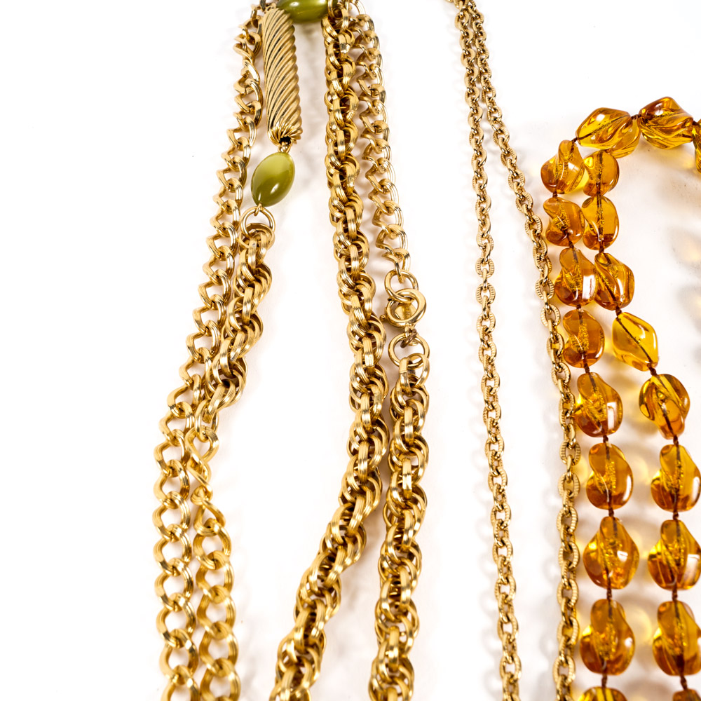 Sarah Coventry Costume Jewelry Collection with Owl and Cross Pendants