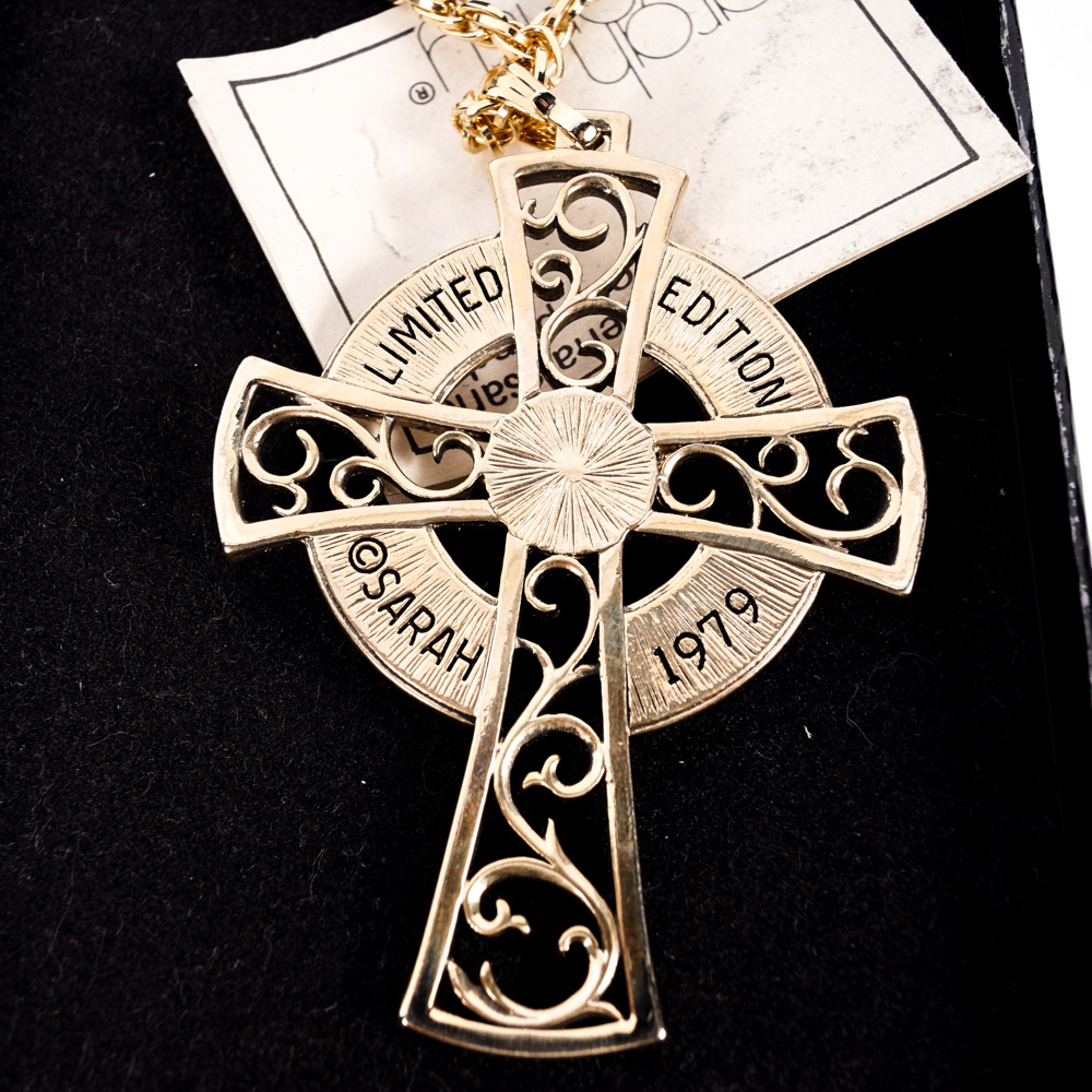 Sarah Coventry Jewelry Including Cross Necklace