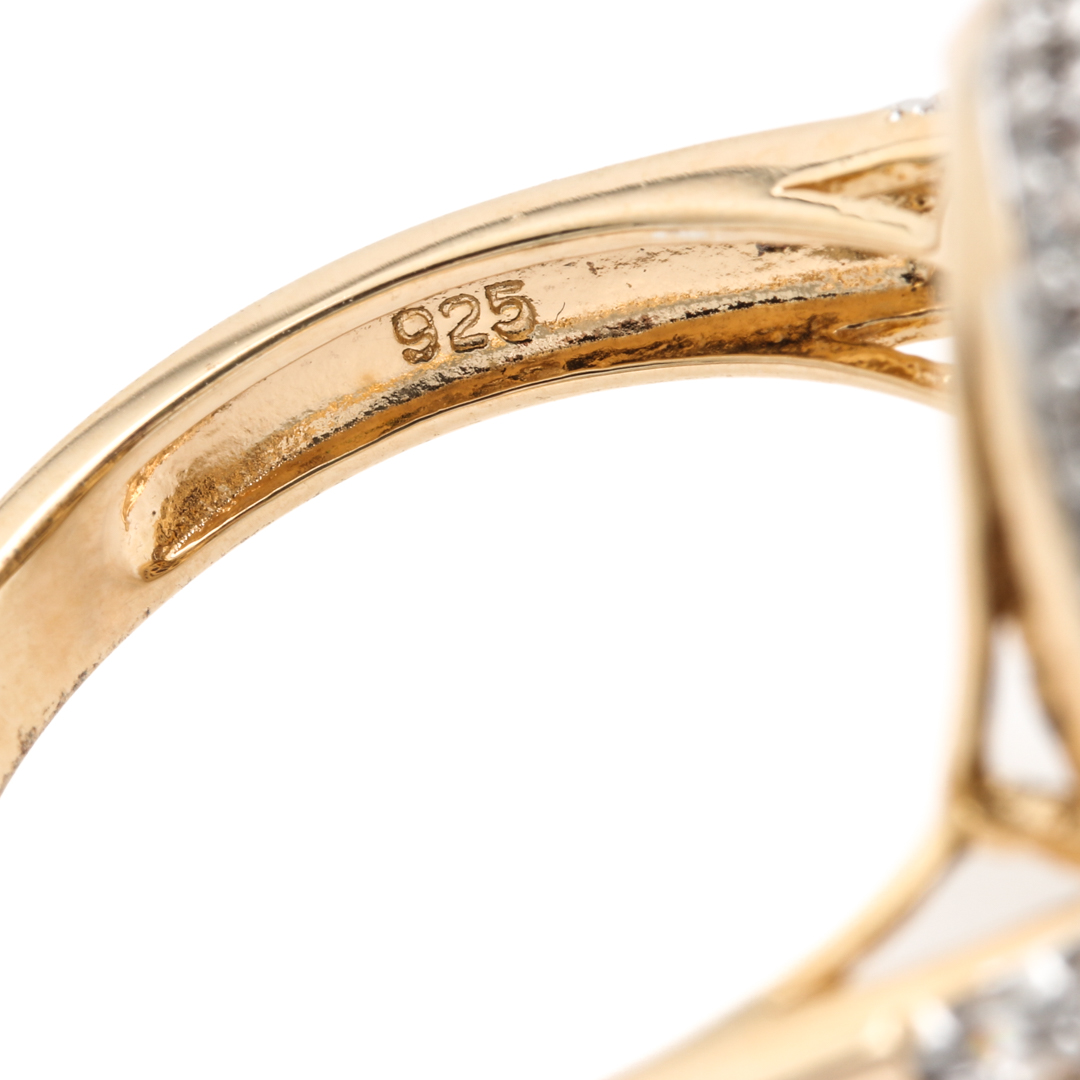 Orianne Sterling Silver Star Ruby and White Topaz Ring and Necklace