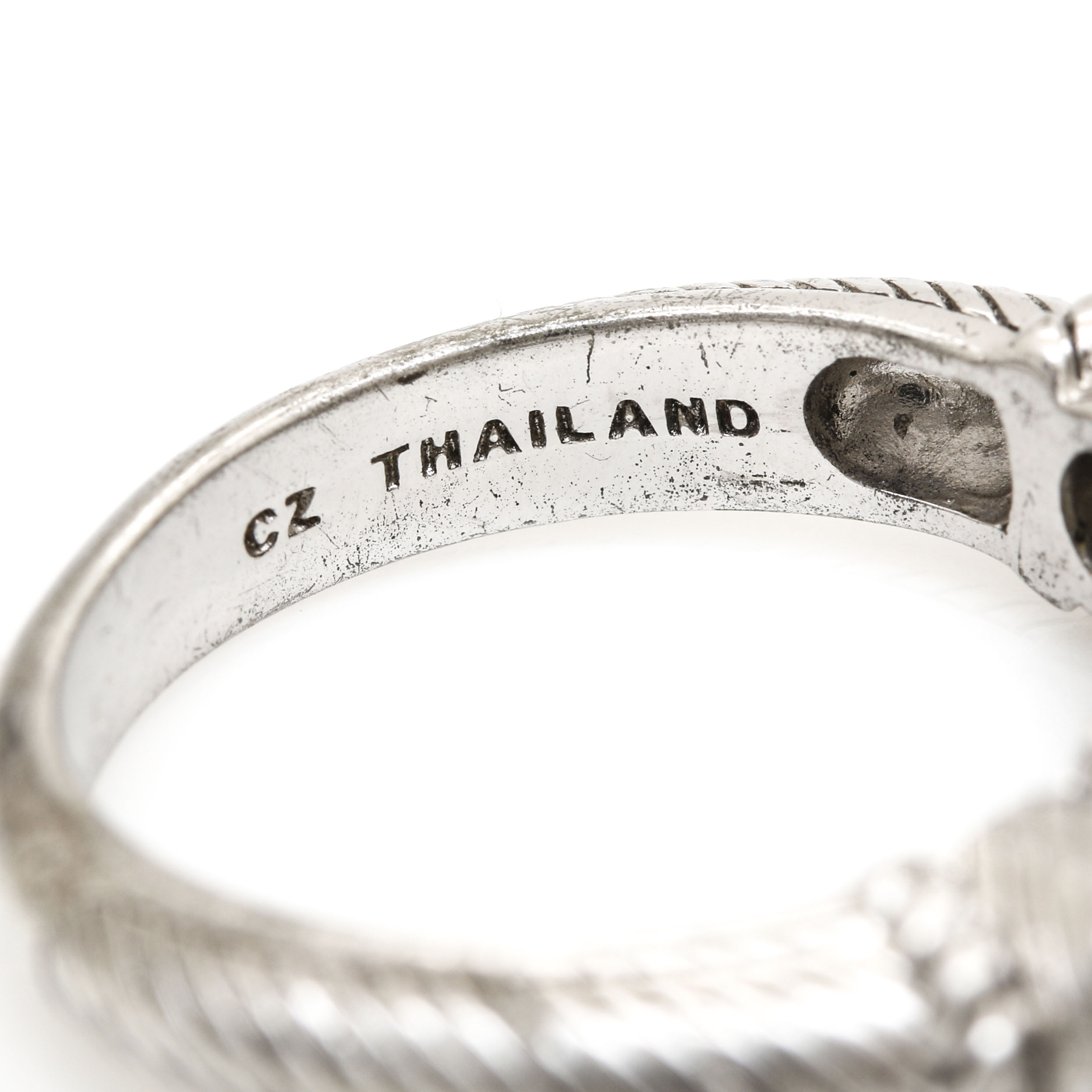 Judith Ripka Sterling Silver Cubic Zirconia Ring