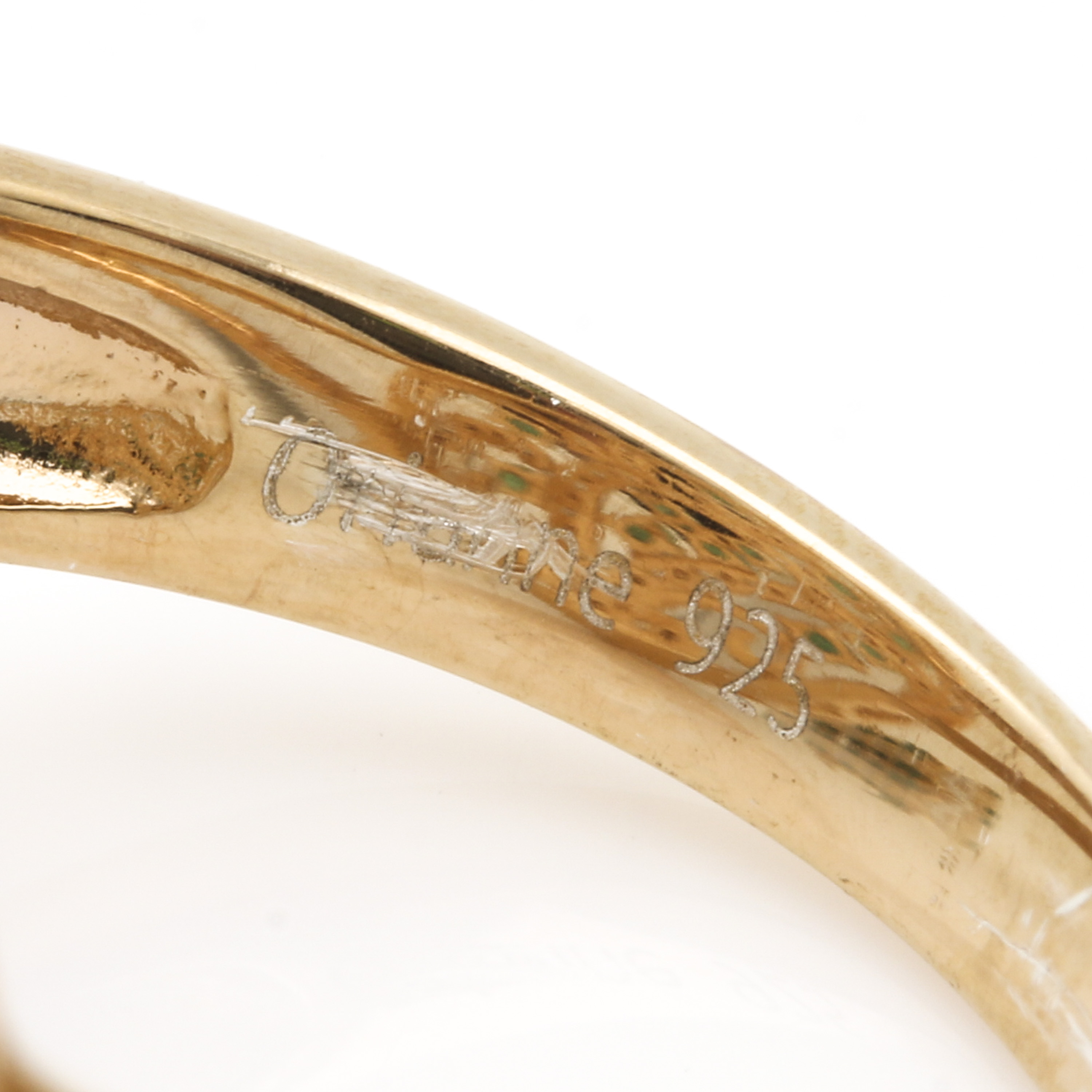 Orianne Gold Wash on Sterling Silver Jewelry Including Gemstones