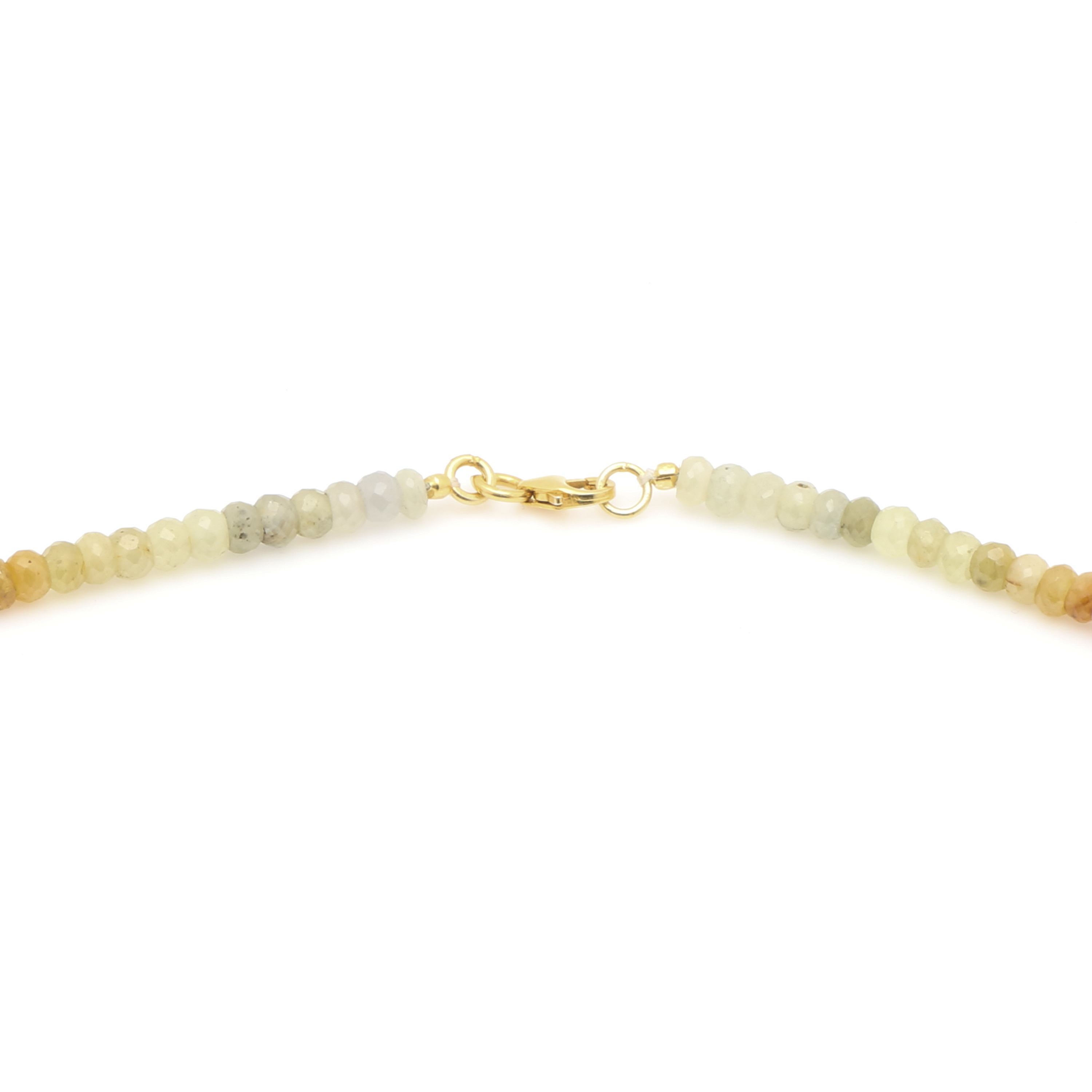 Sterling Silver Colored Sapphire and Emerald Necklace