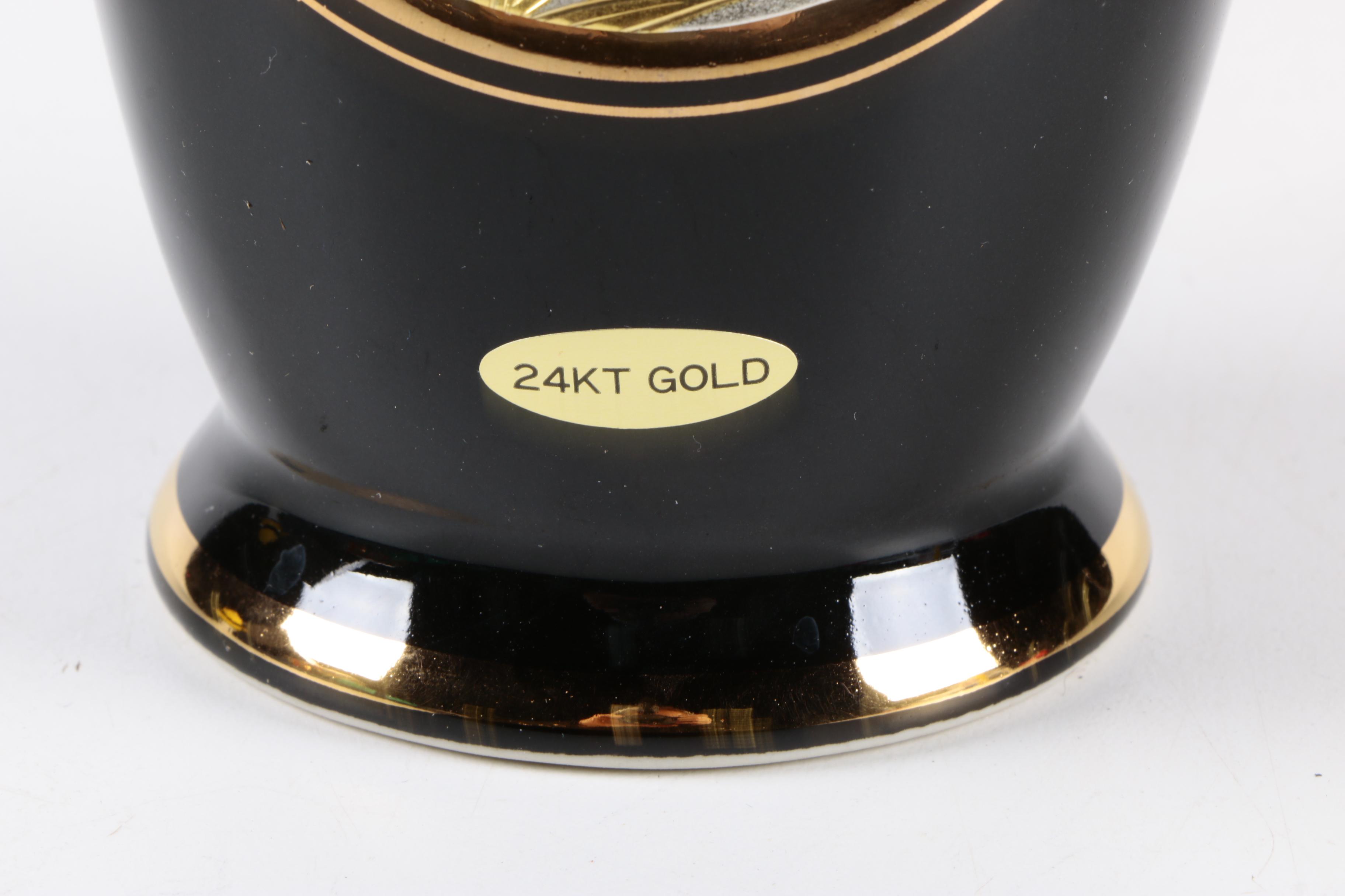 Japanese Chokin and Moriage Porcelain Vases