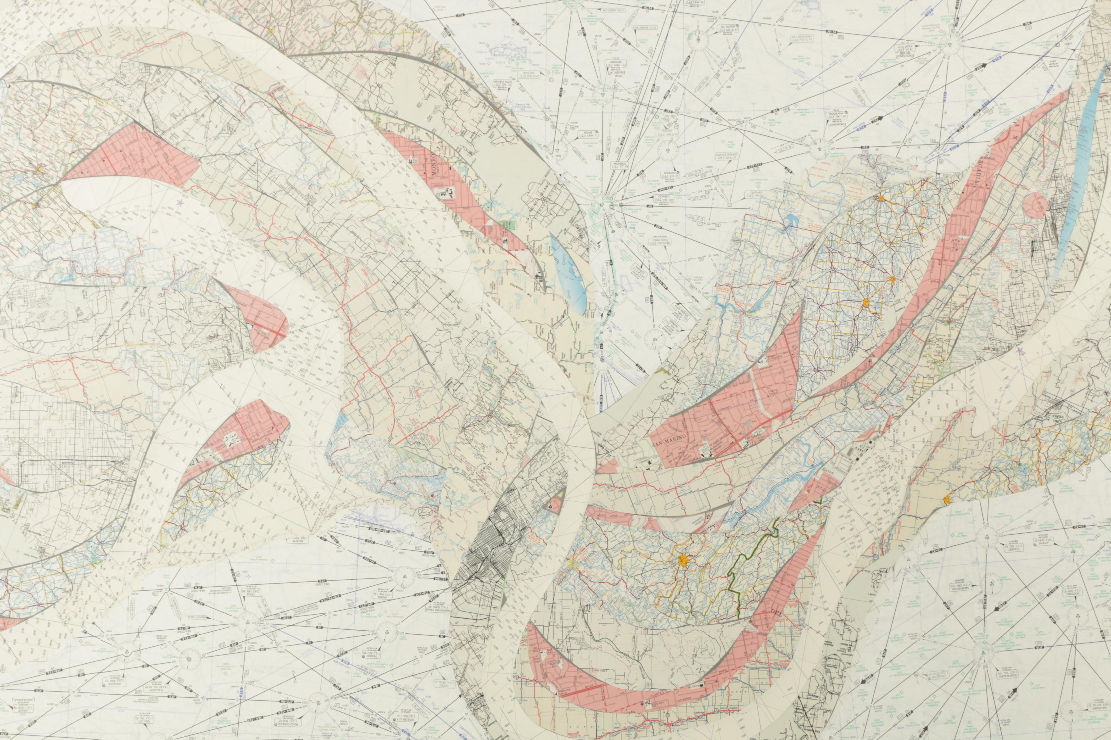 Abstracted Map Collage