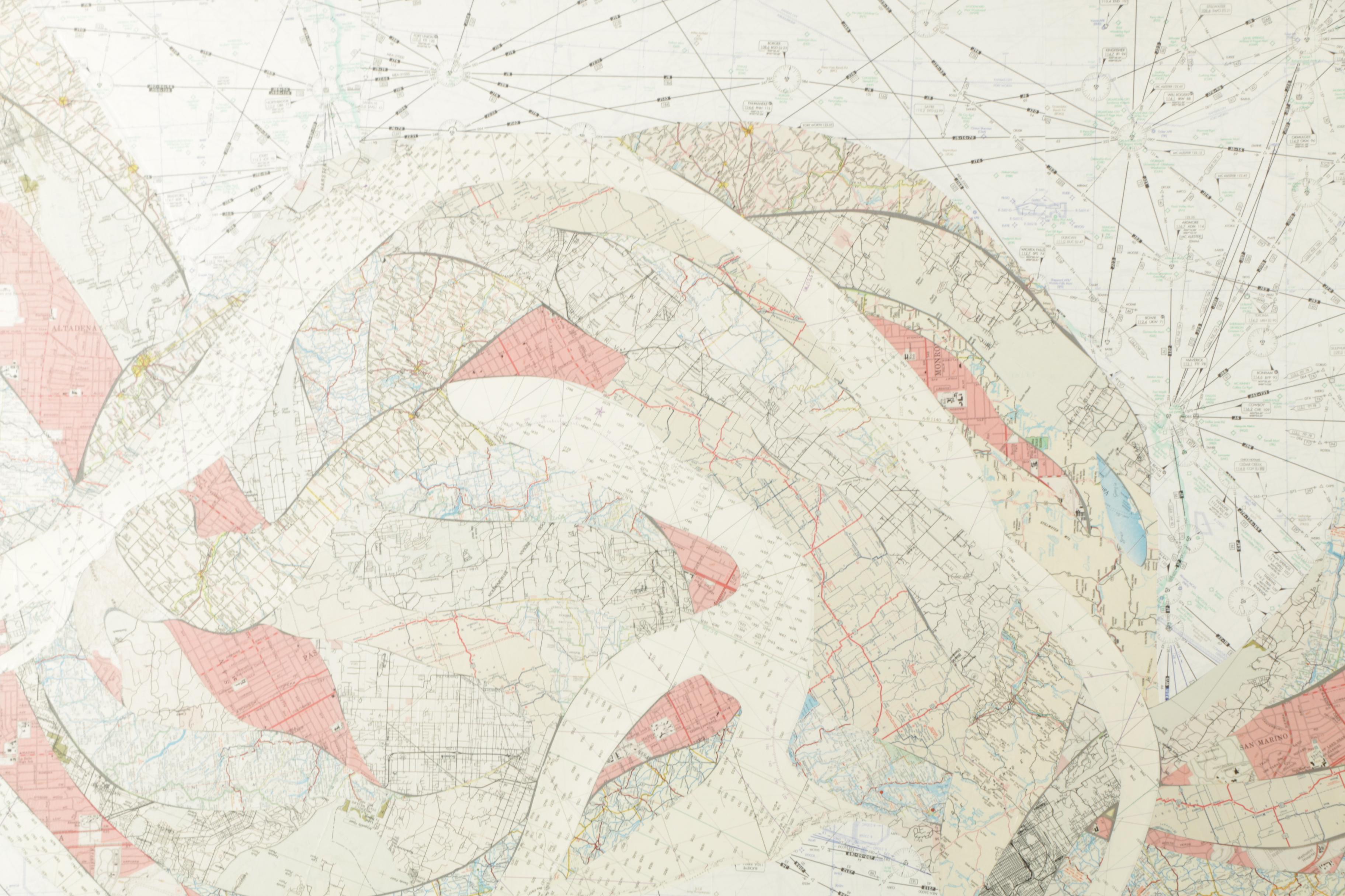 Abstracted Map Collage