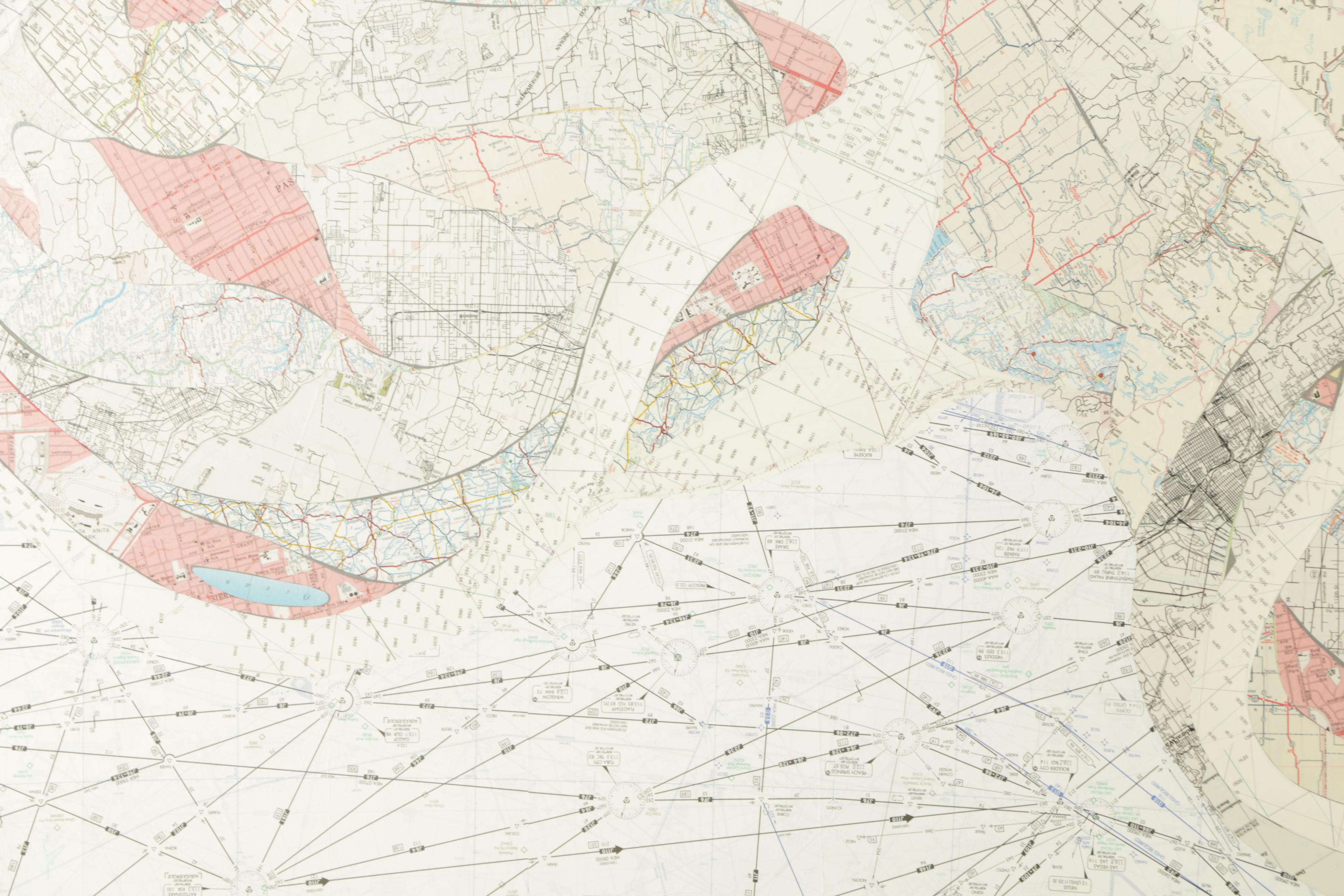 Abstracted Map Collage