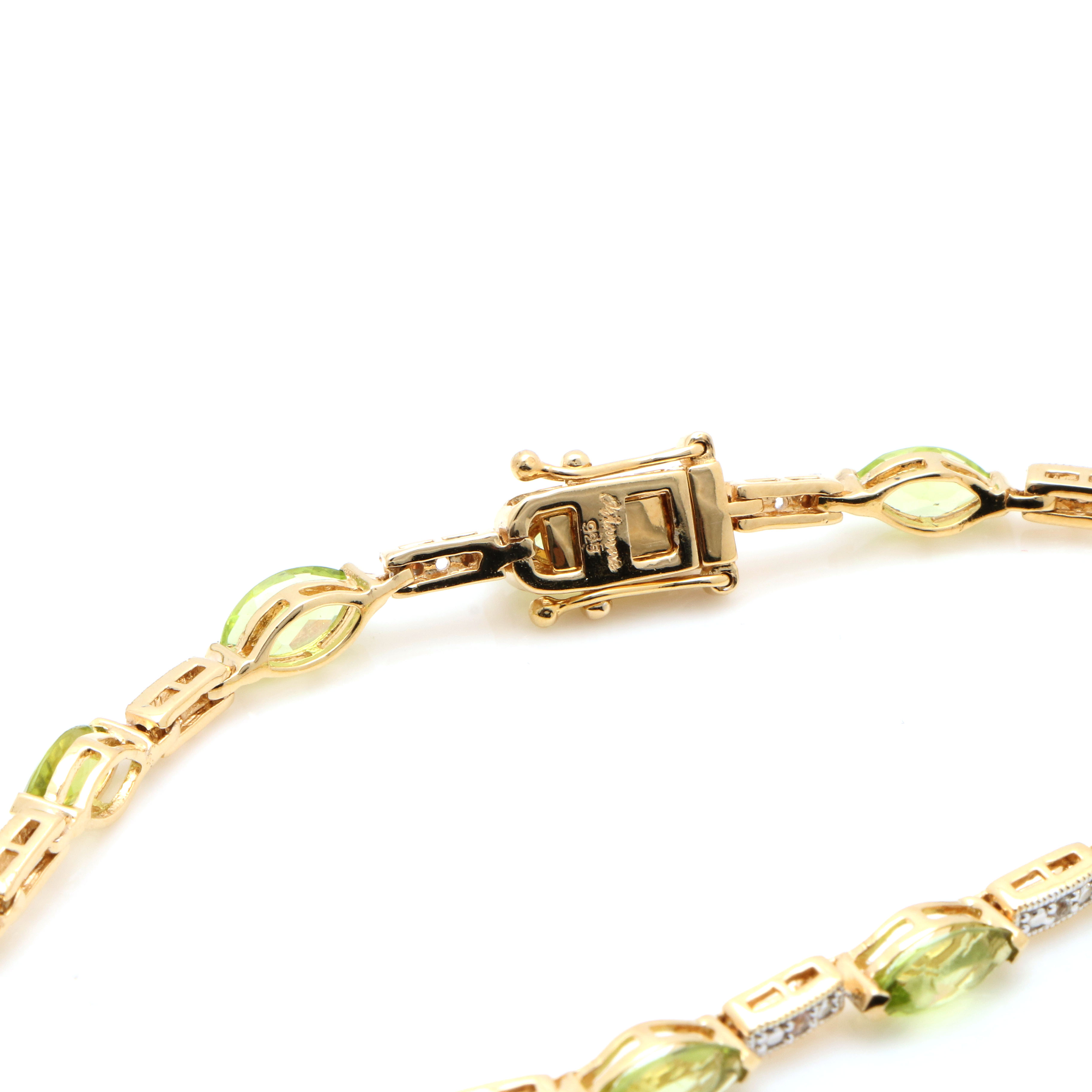 Orianne Gold Wash on Sterling Silver Jewelry Assortment Featuring Peridot