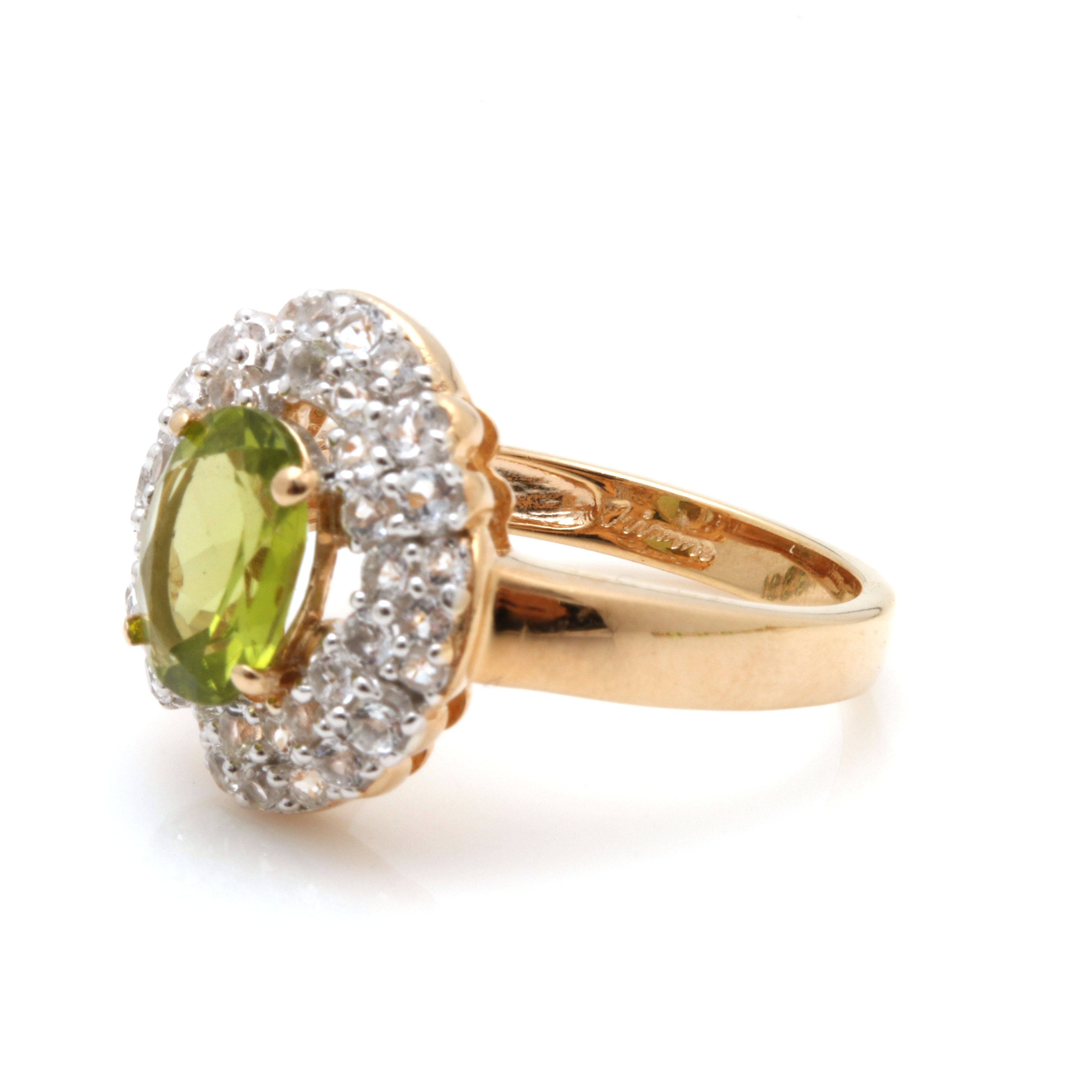 Orianne Gold Wash on Sterling Silver Jewelry Assortment Featuring Peridot