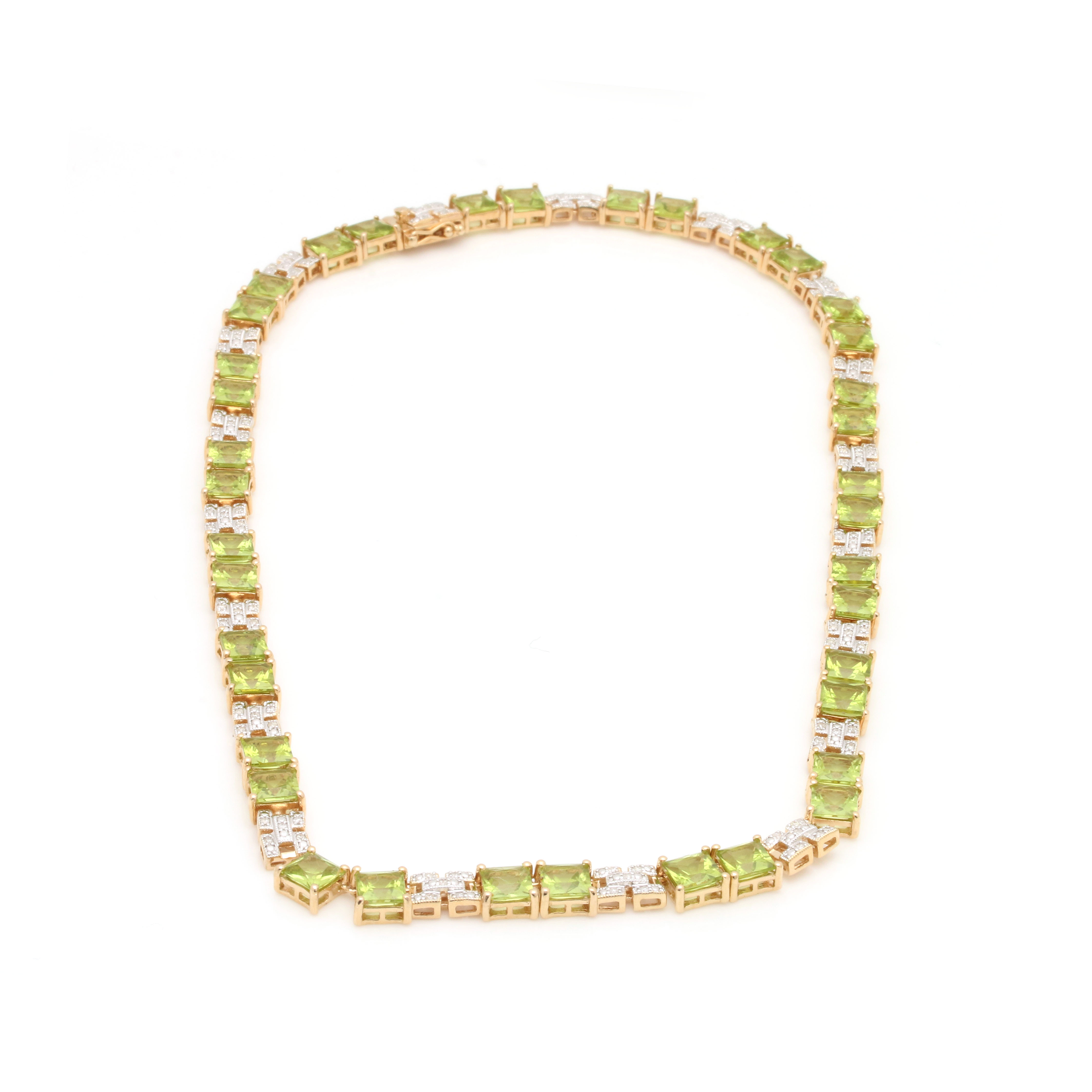 Orianne Gold Wash on Sterling Silver Peridot Jewelry