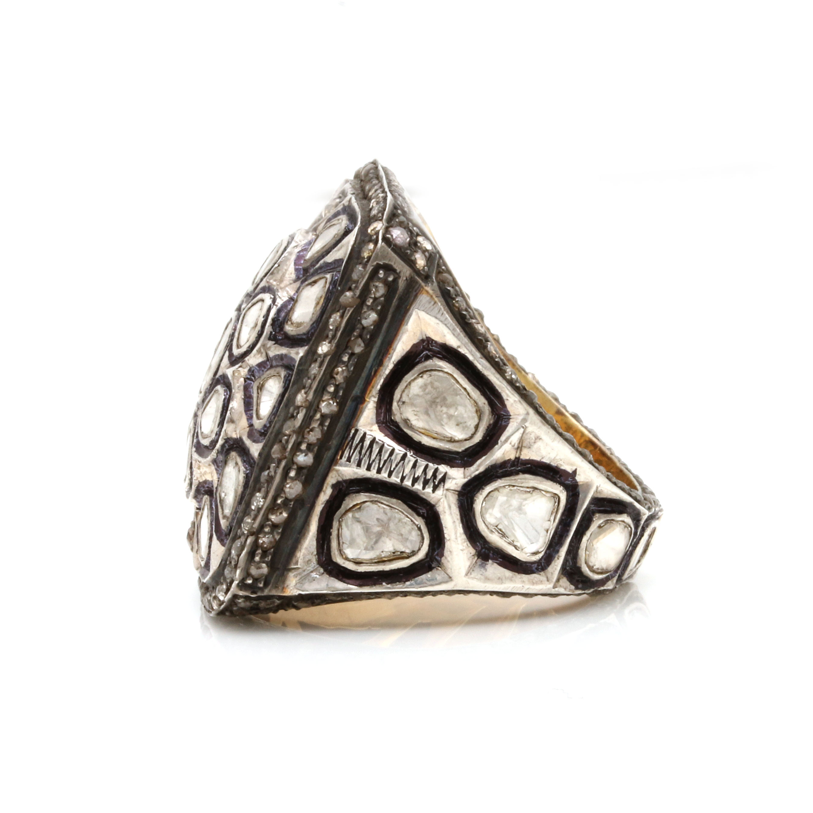 Sterling Silver Diamond Ring