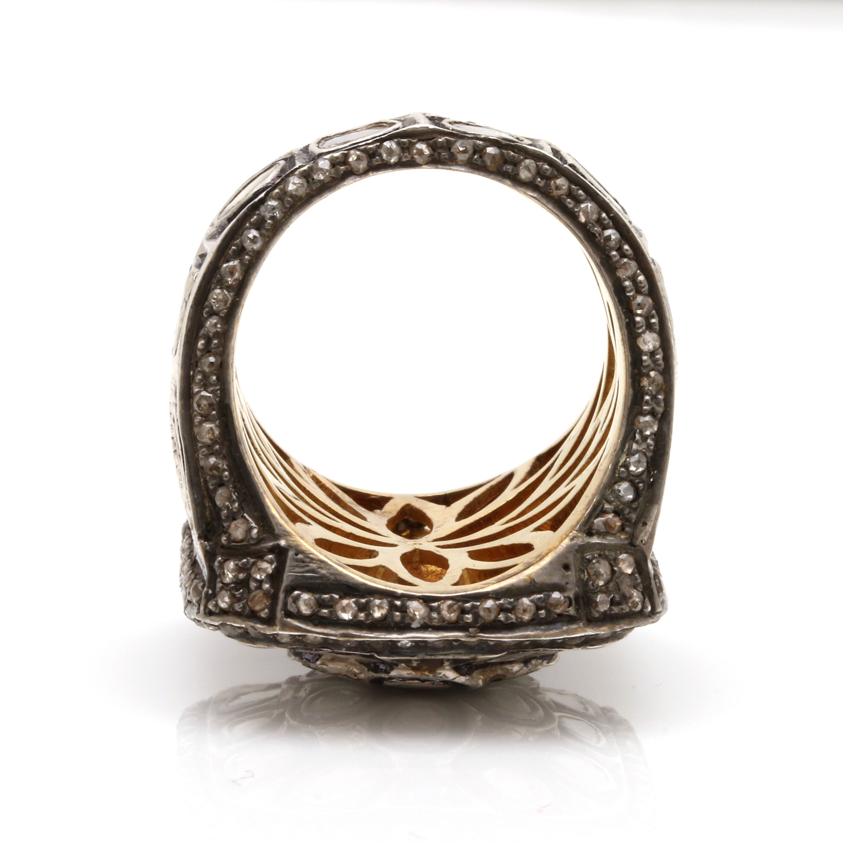 Sterling Silver Diamond Ring