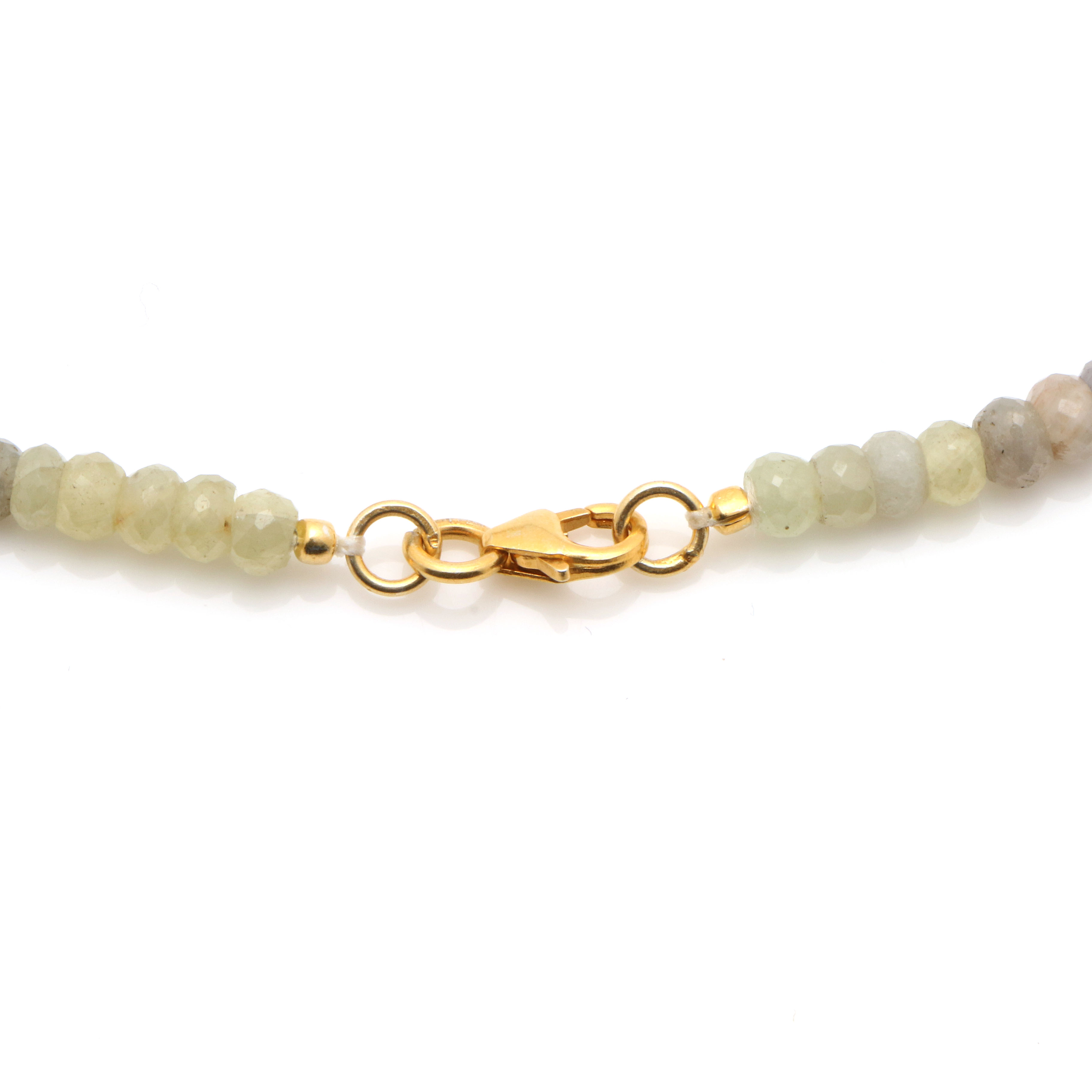 Sterling Silver and Colored Stone Necklace