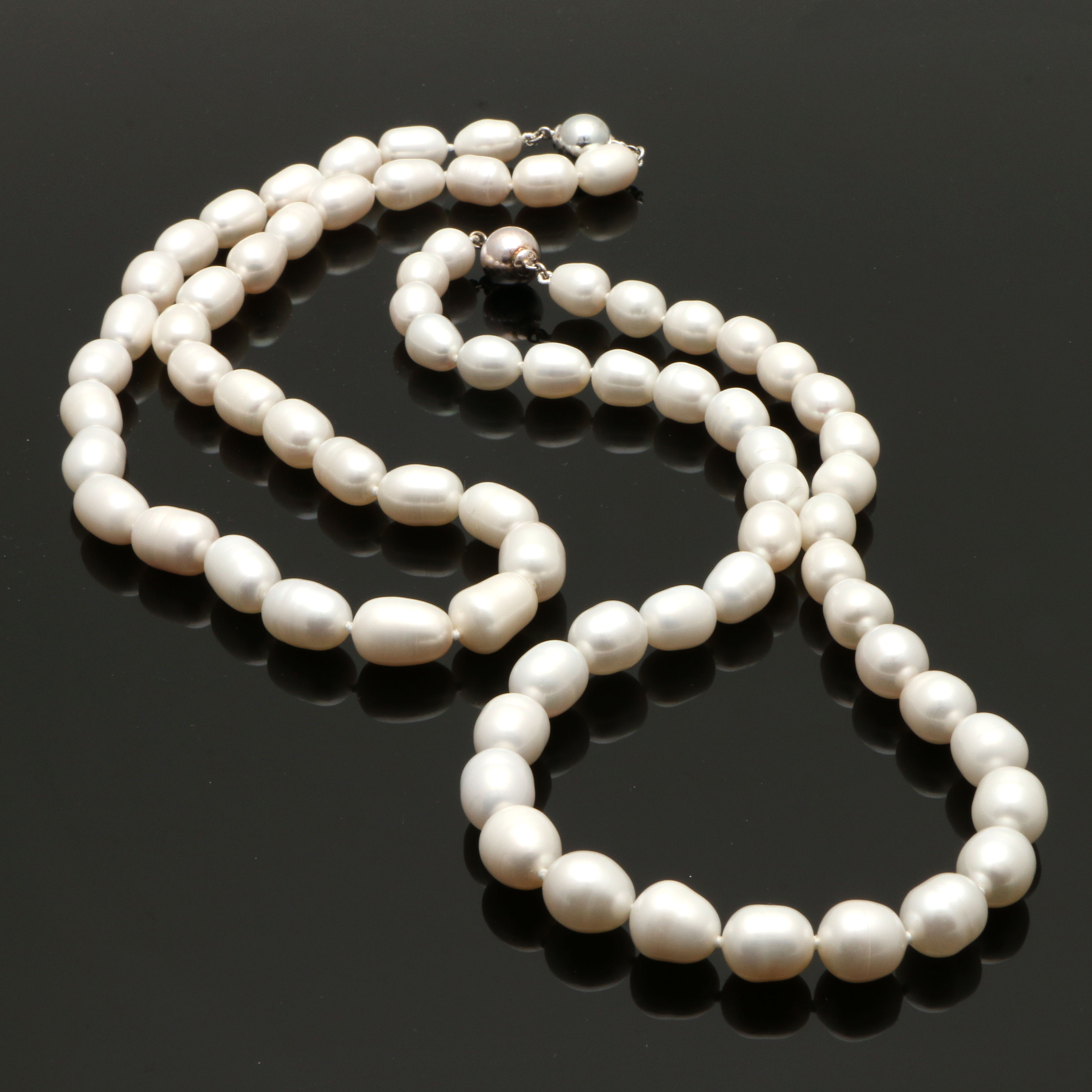 Sterling Silver Cultured Freshwater Pearl Necklaces