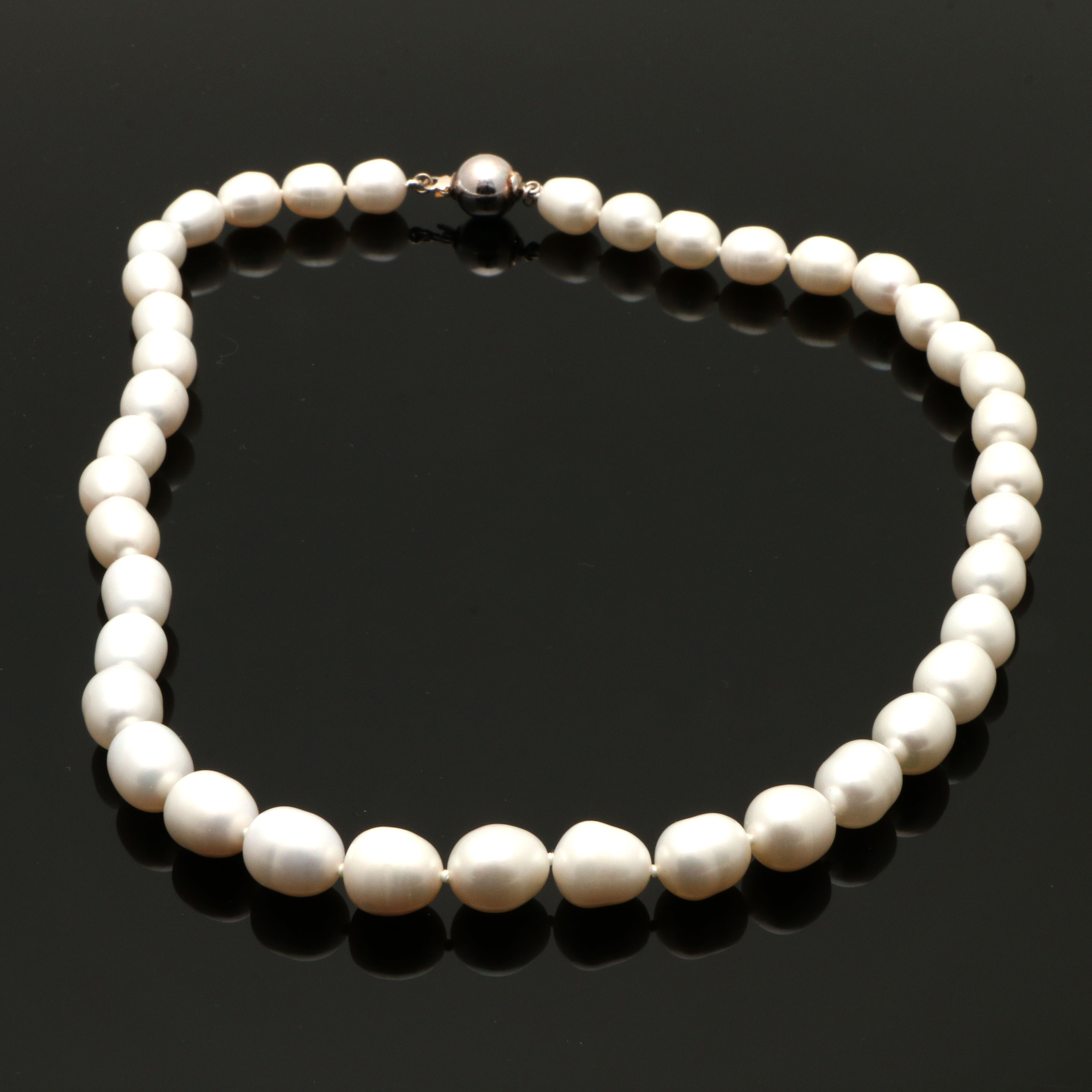 Sterling Silver Cultured Freshwater Pearl Necklaces