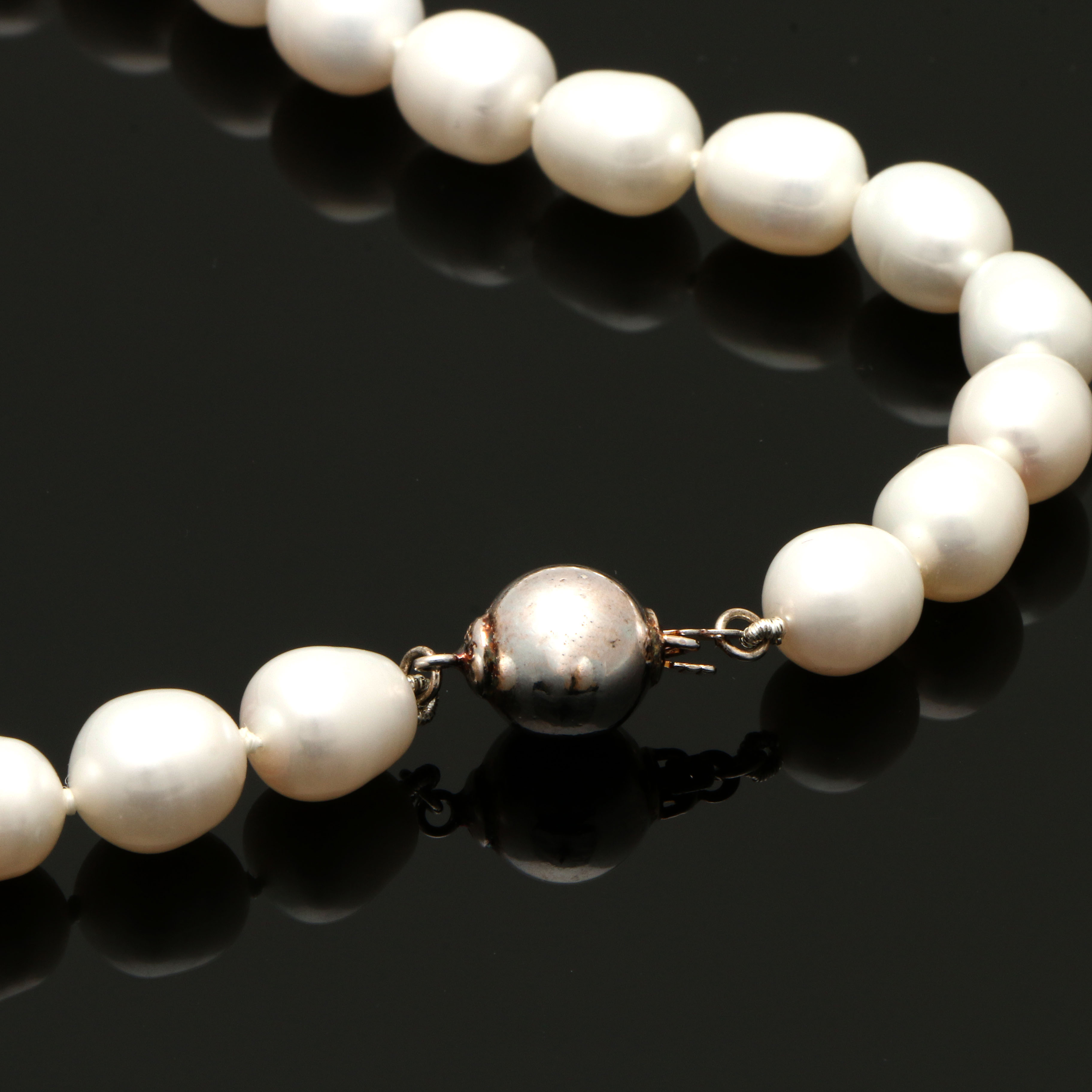 Sterling Silver Cultured Freshwater Pearl Necklaces