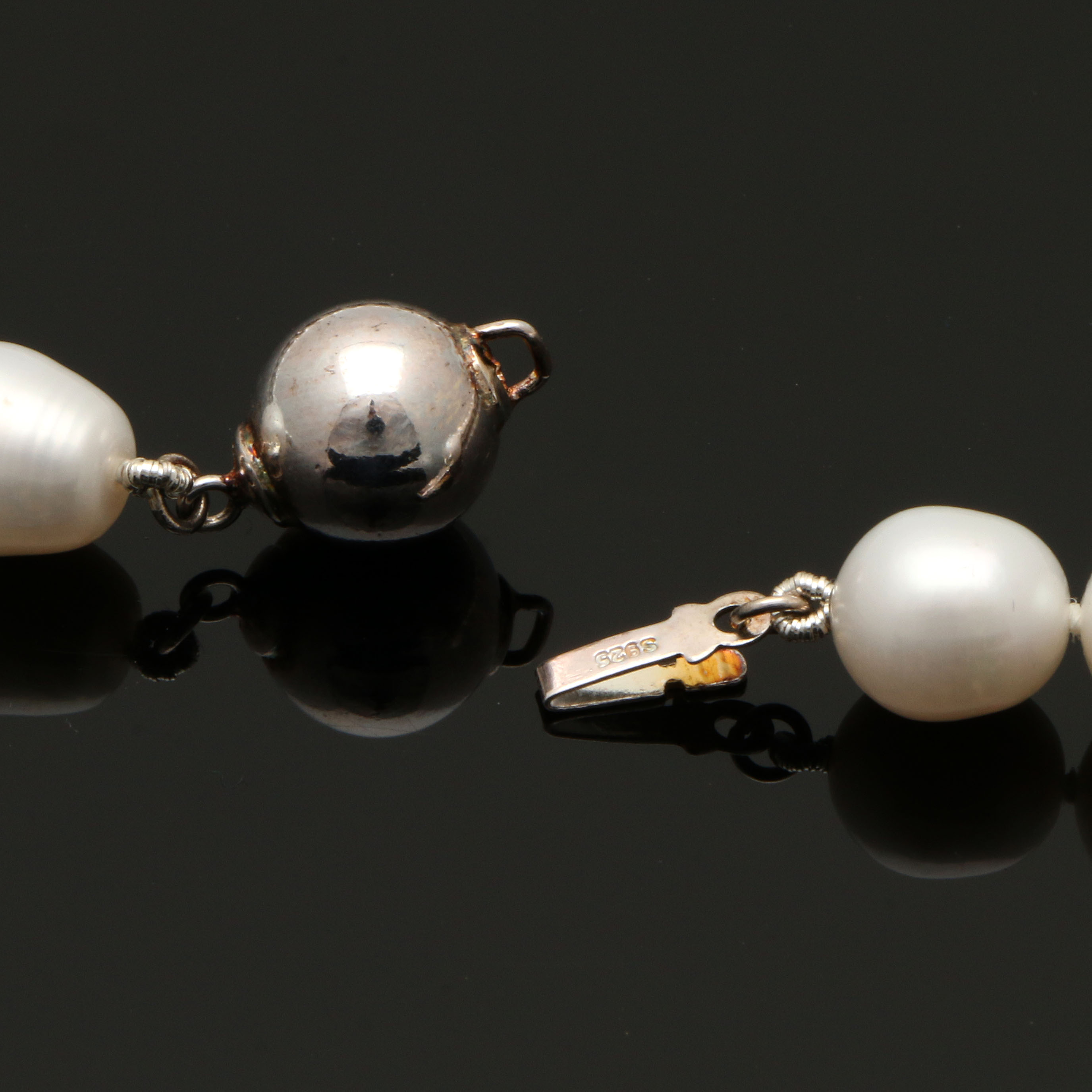 Sterling Silver Cultured Freshwater Pearl Necklaces