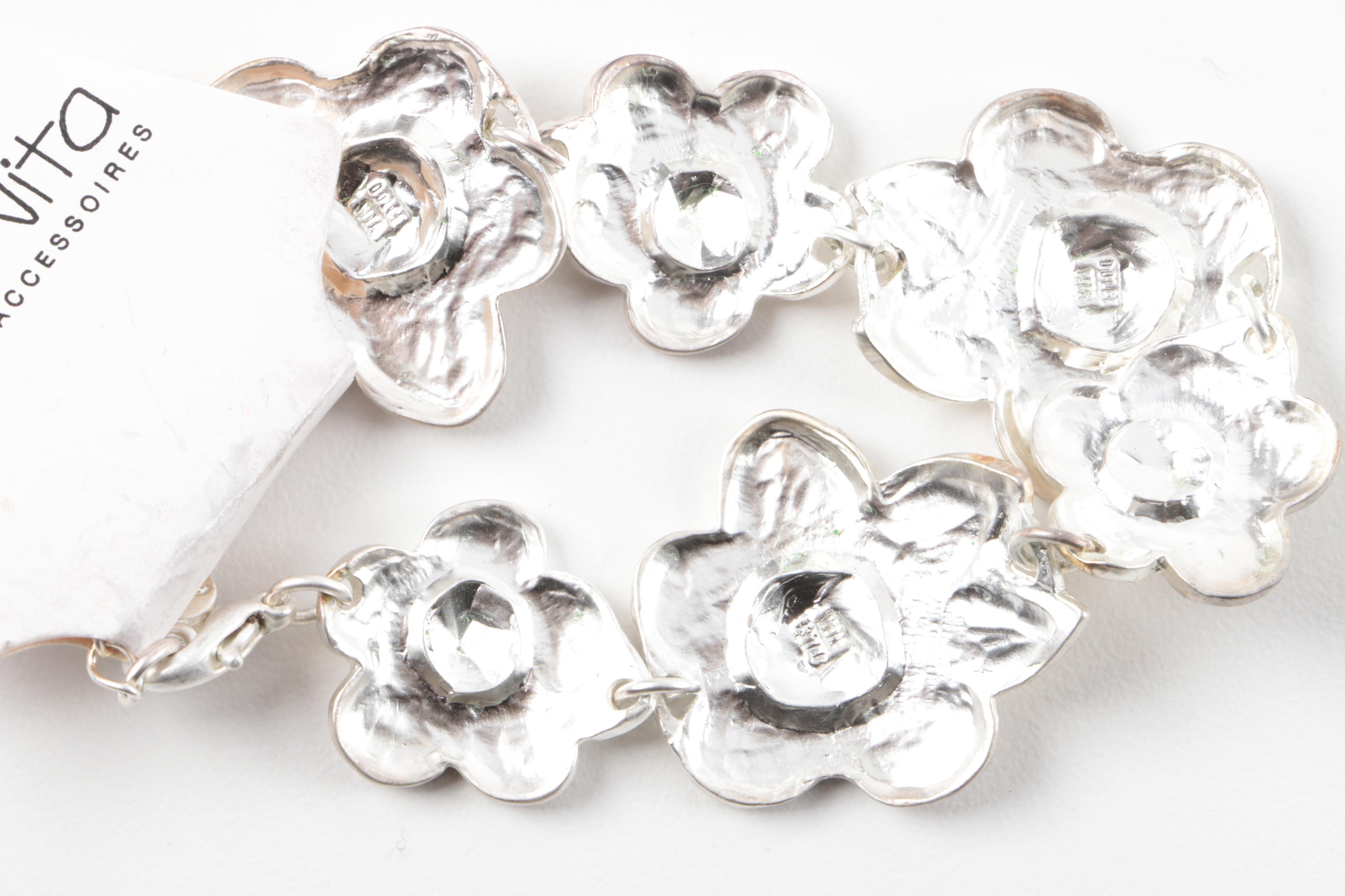 Assortment of Dolce Vita Gold and Silver Tone Jewelry Including Glass Accents