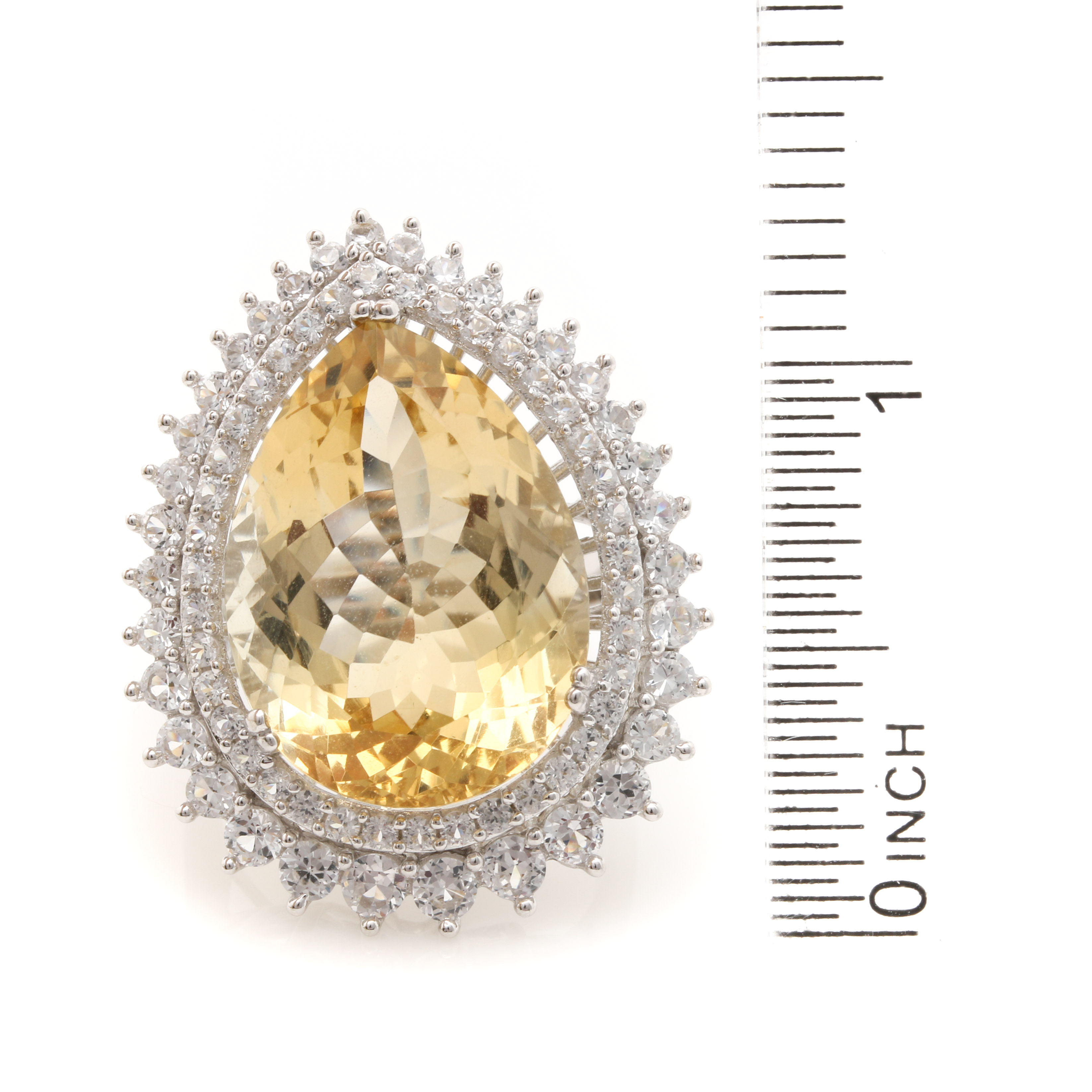 Orianne Sterling Silver Citrine, Star Ruby and White Topaz Jewelry