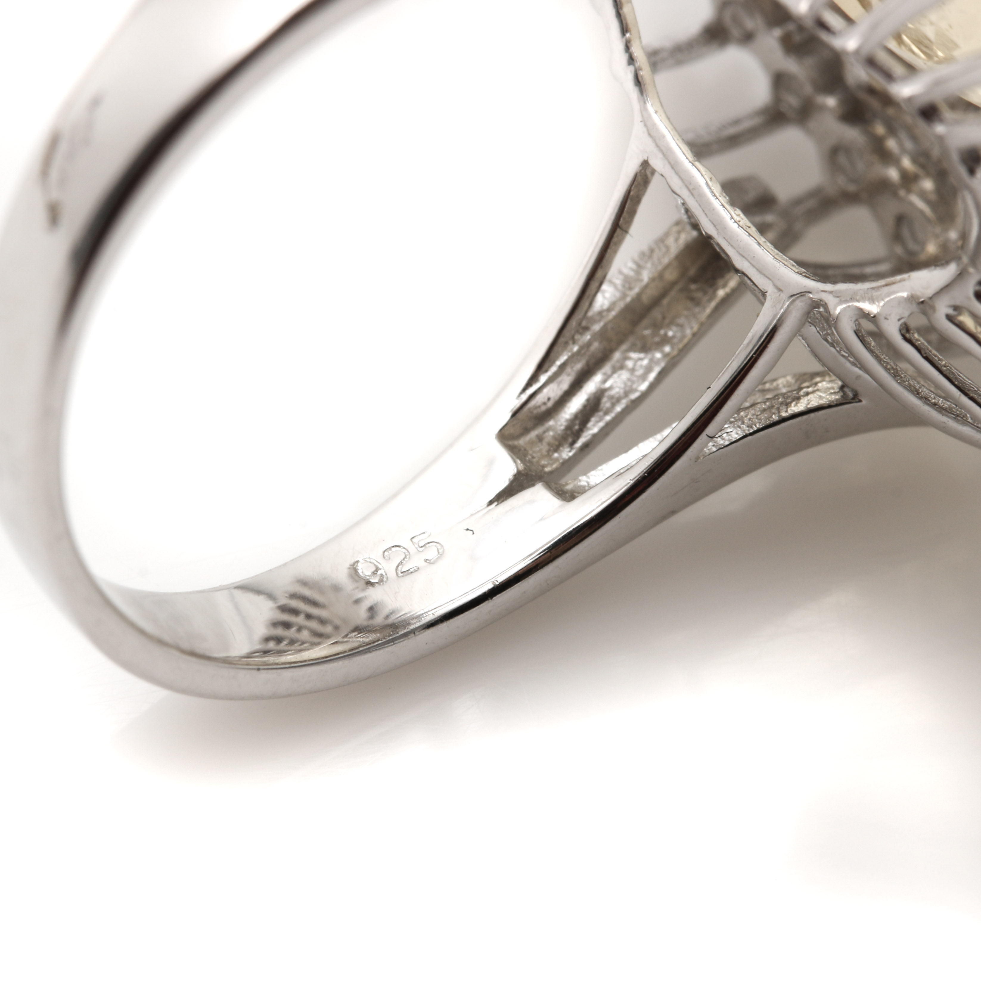 Orianne Sterling Silver Citrine, Star Ruby and White Topaz Jewelry