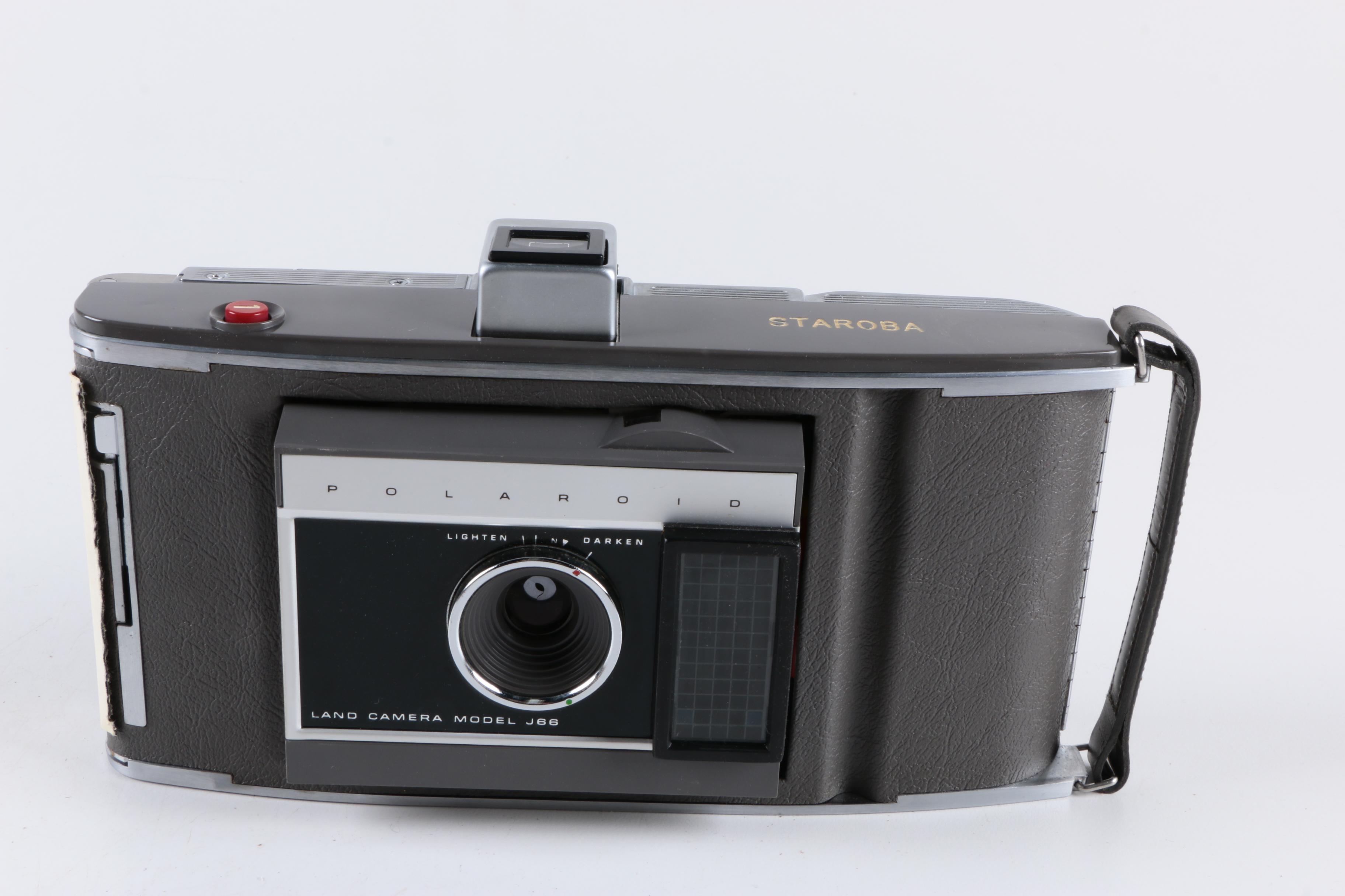 Vintage Polaroid Camera and Accessories