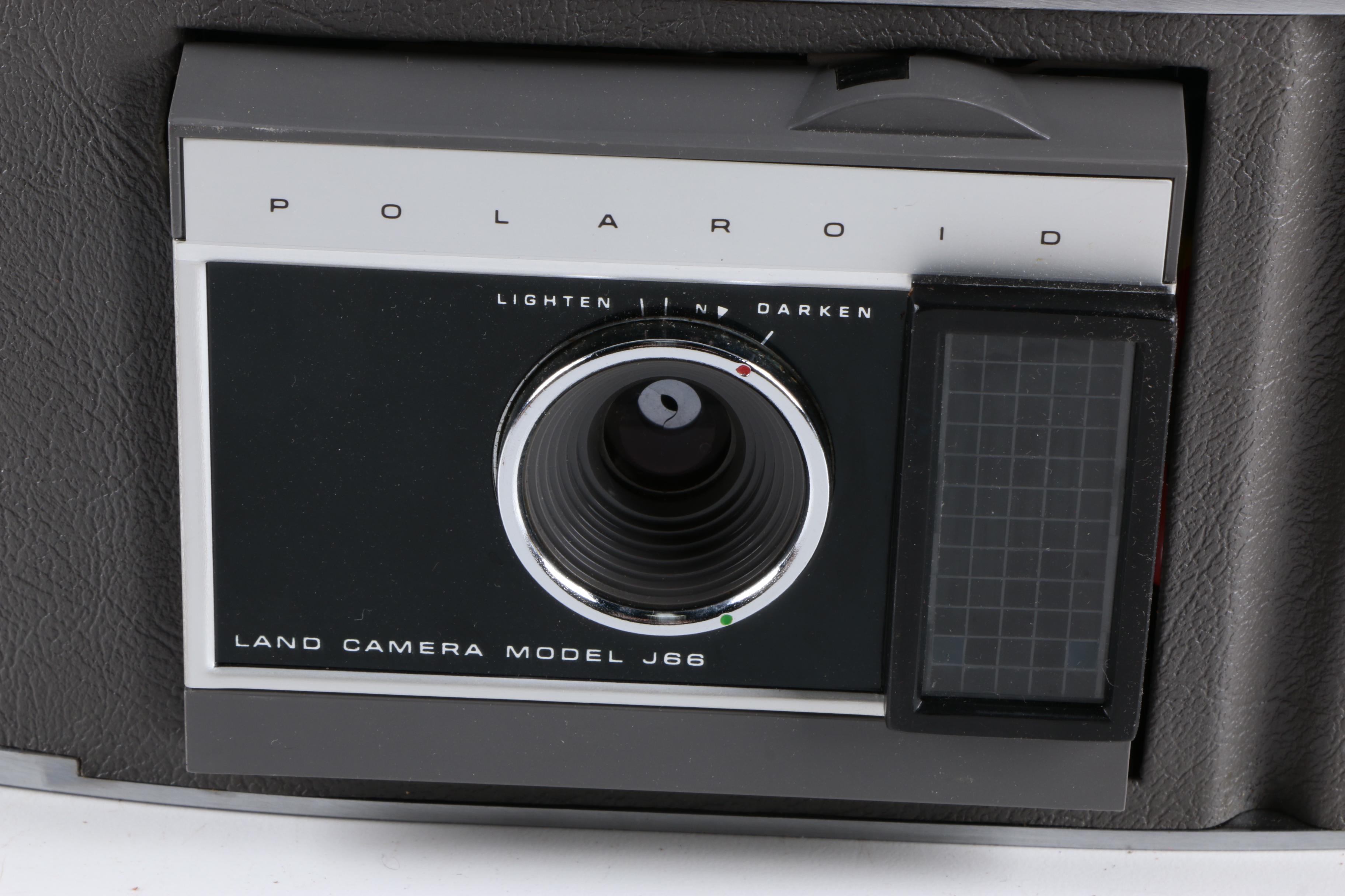 Vintage Polaroid Camera and Accessories