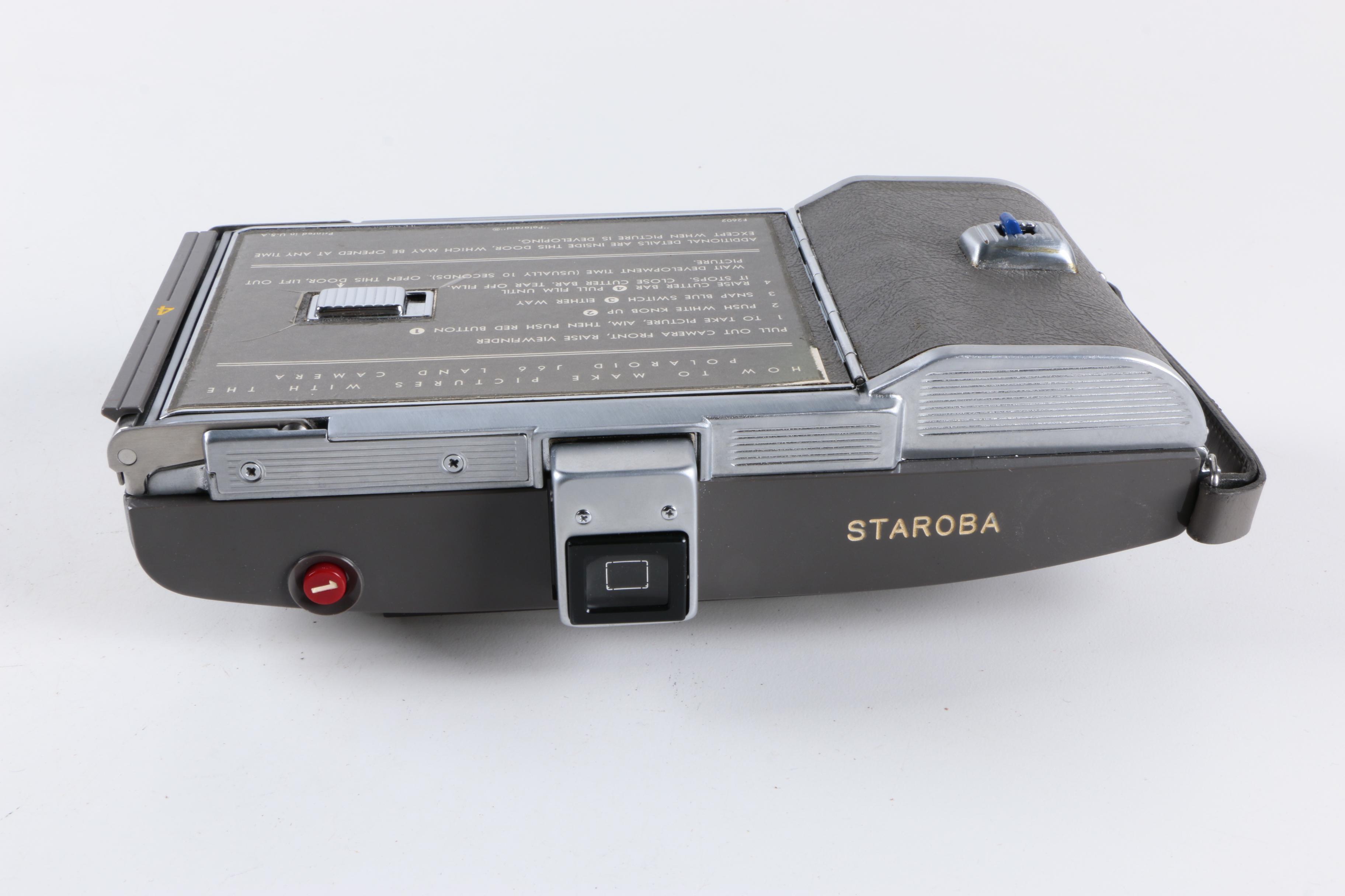 Vintage Polaroid Camera and Accessories