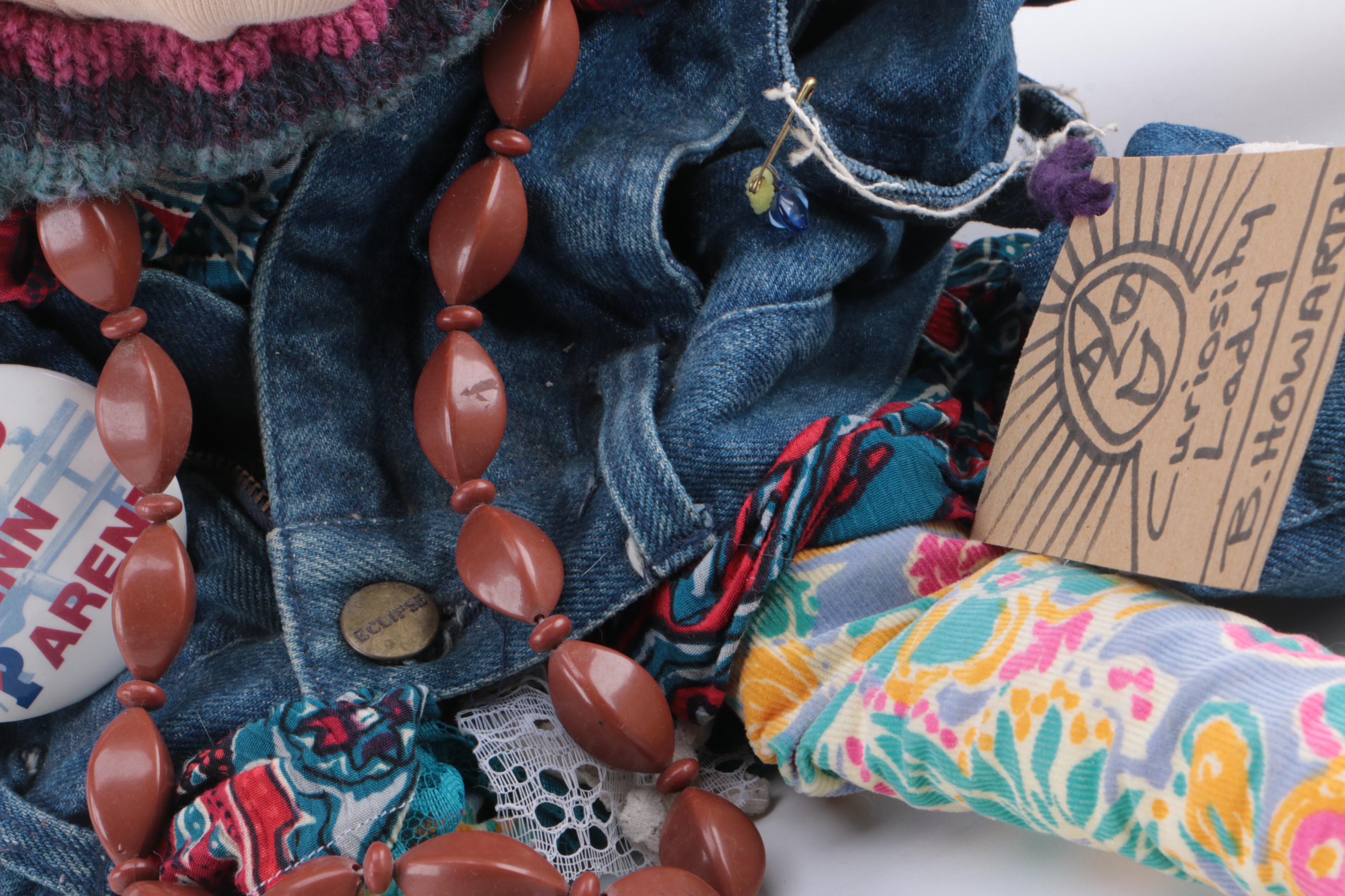 Curiosity Lady Cloth Dolls and Kirkham Puppet