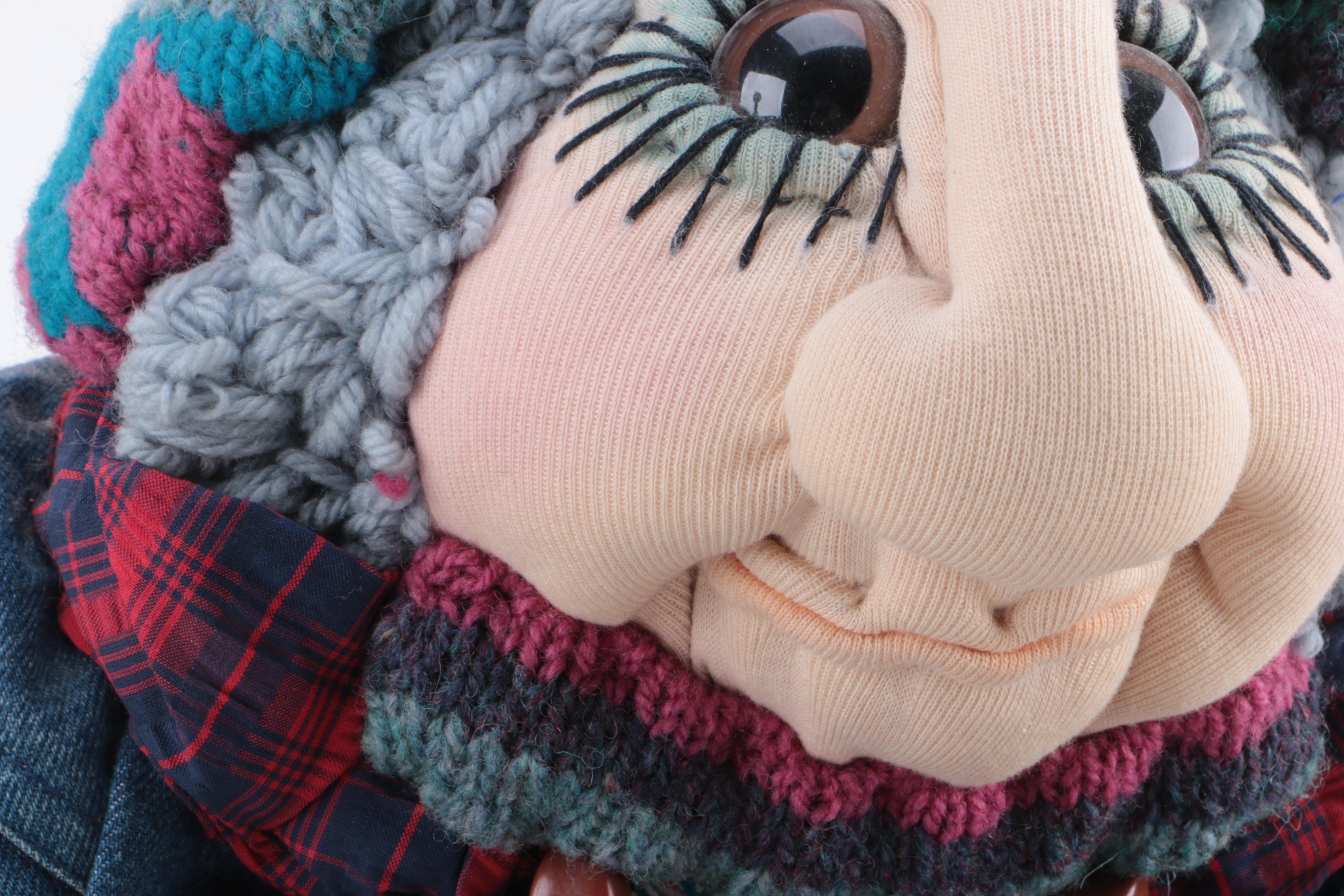 Curiosity Lady Cloth Dolls and Kirkham Puppet