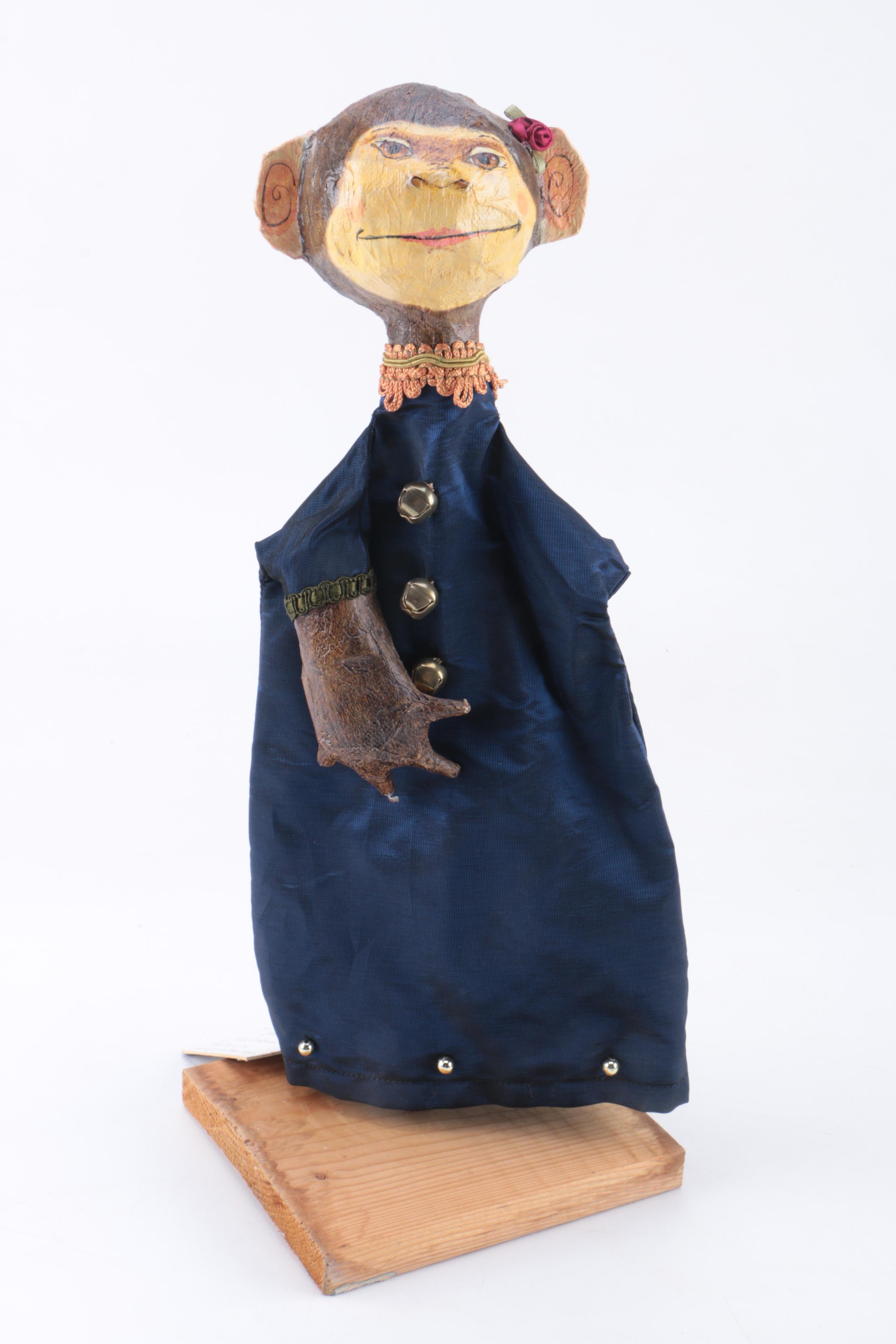 Curiosity Lady Cloth Dolls and Kirkham Puppet