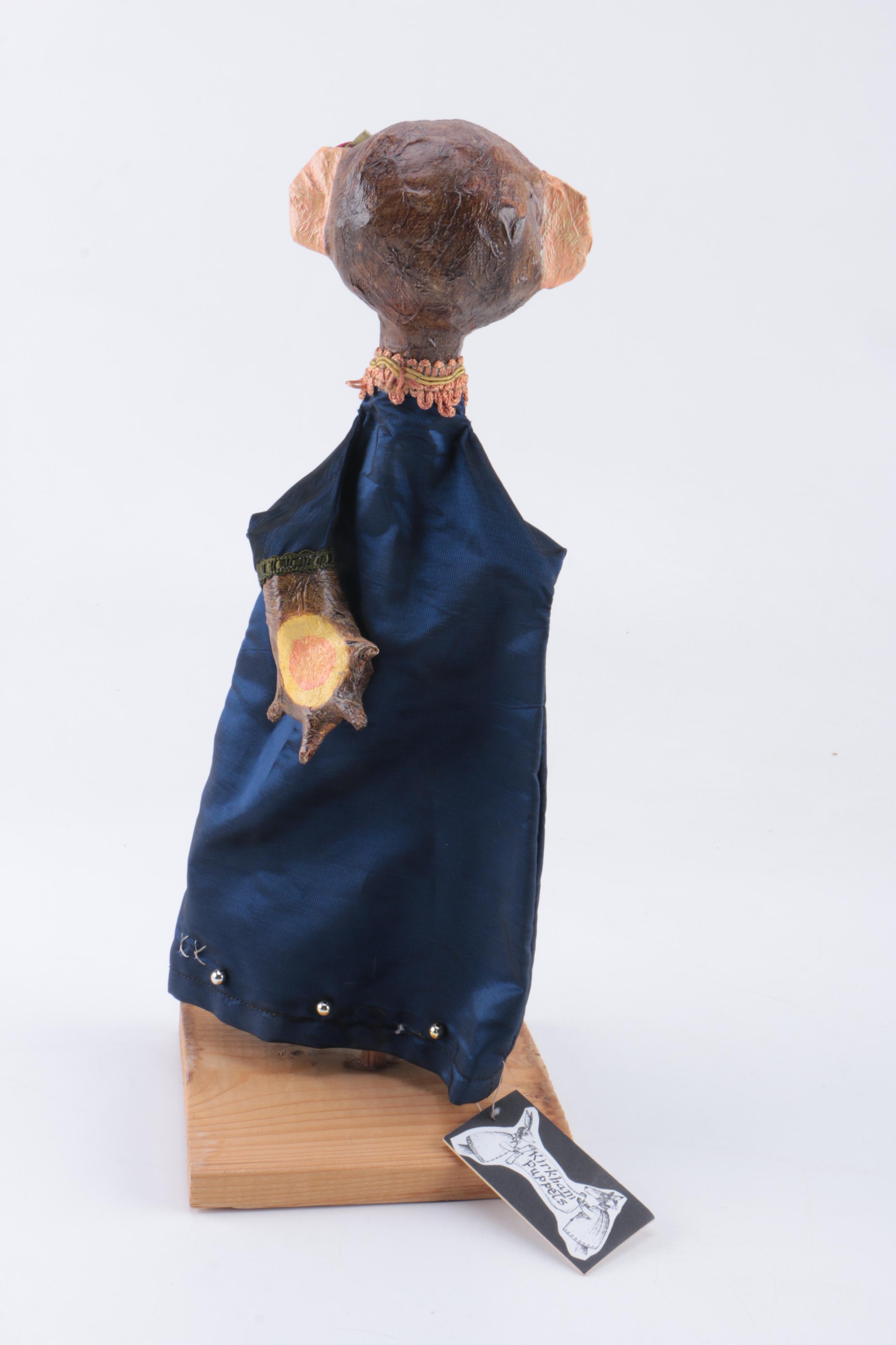 Curiosity Lady Cloth Dolls and Kirkham Puppet