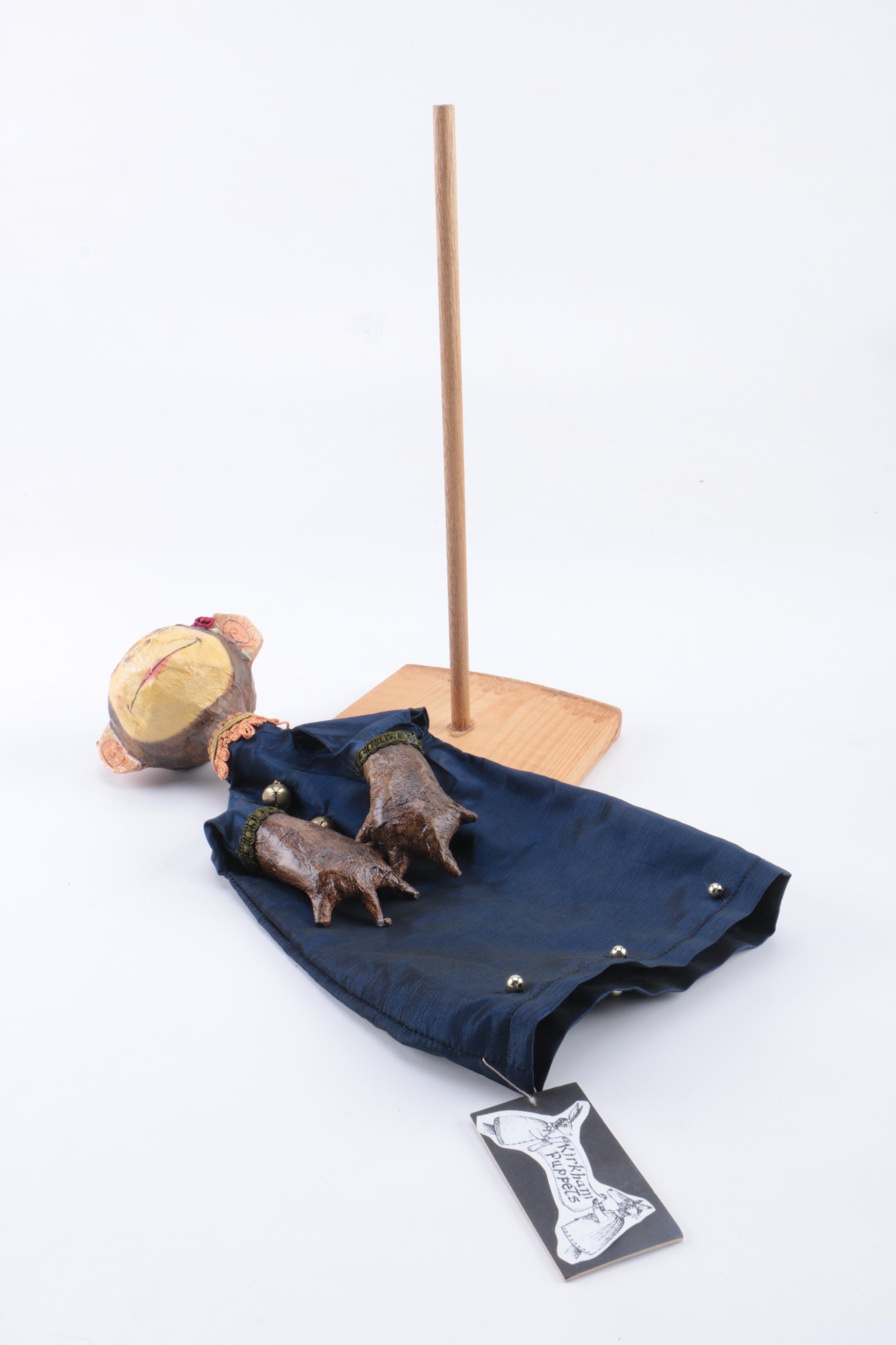 Curiosity Lady Cloth Dolls and Kirkham Puppet