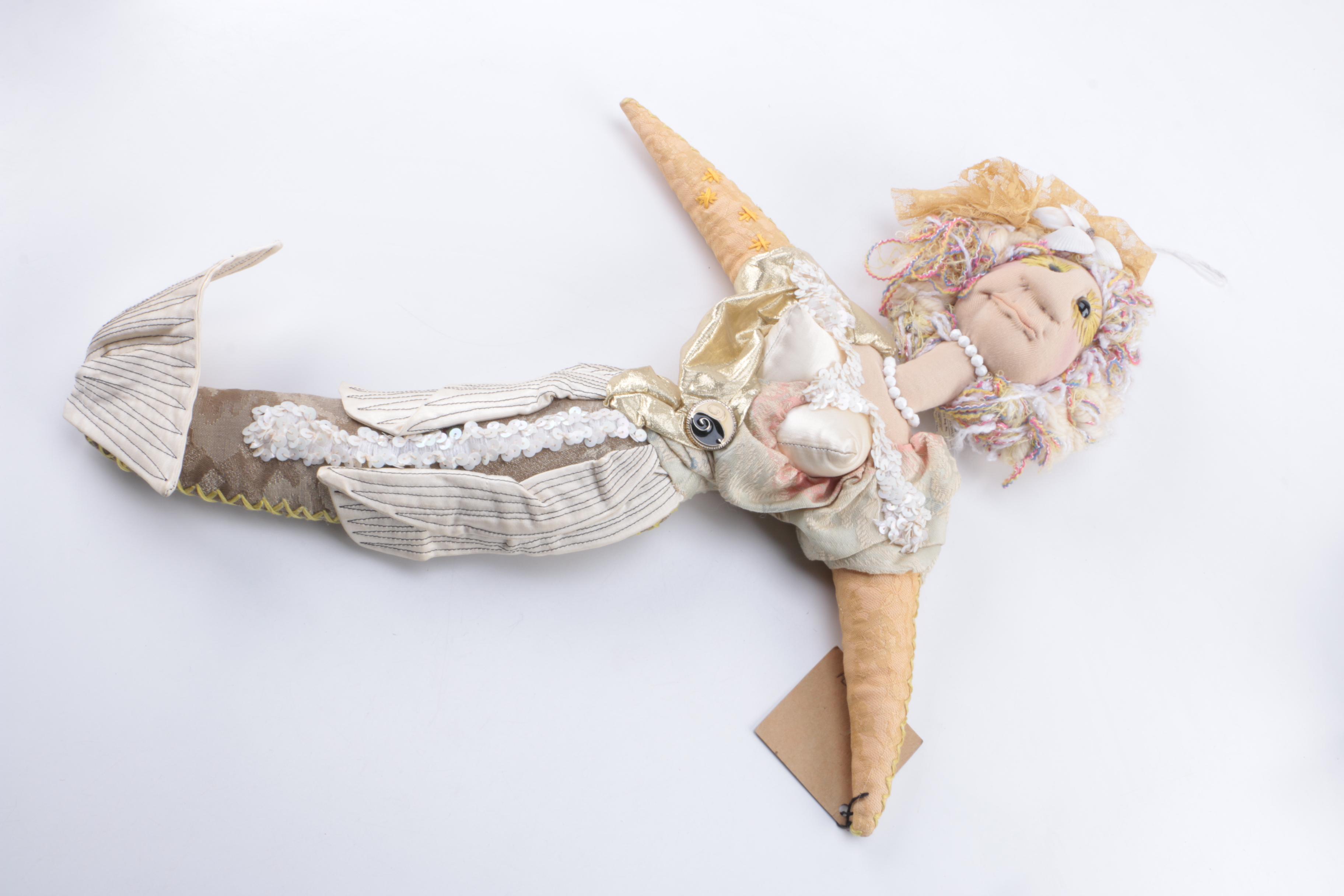 Curiosity Lady Cloth Dolls and Kirkham Puppet