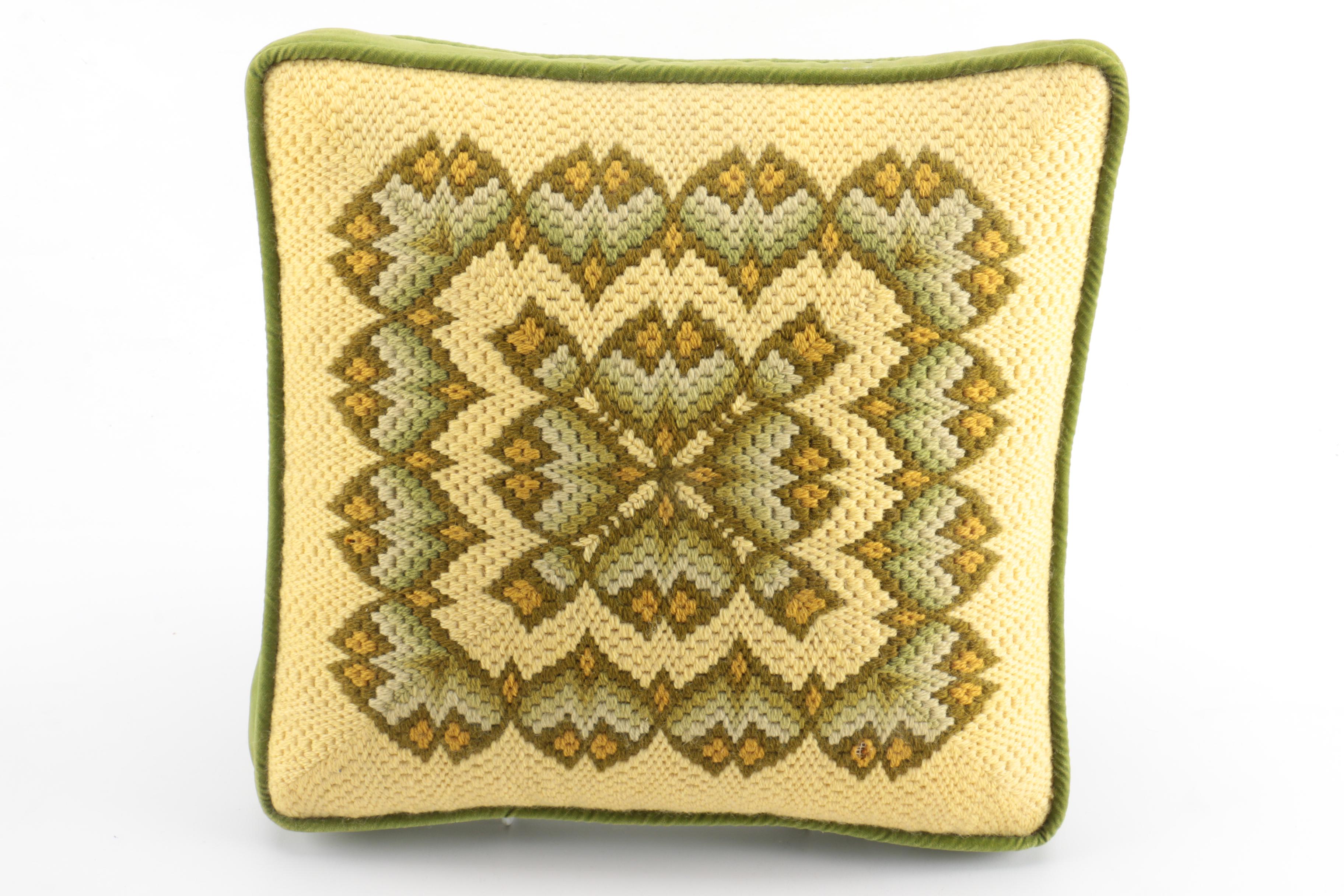 Vintage Handmade Accent Pillows