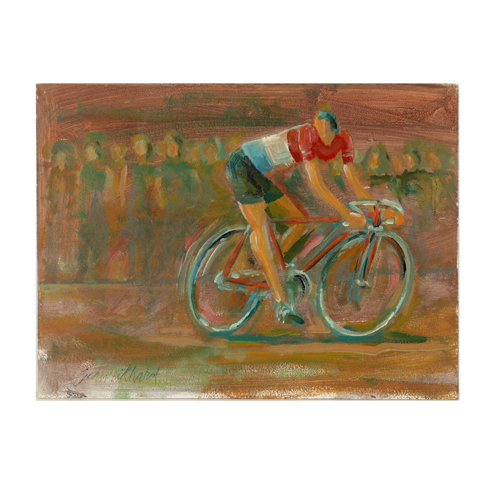 John Schweikhard Oil Painting on Board "Breaking Away"