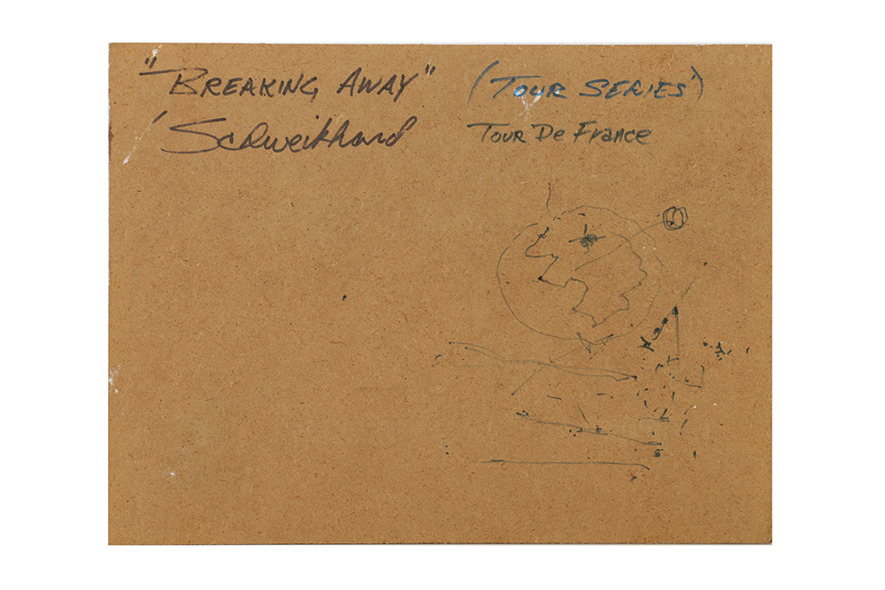 John Schweikhard Oil Painting on Board "Breaking Away"