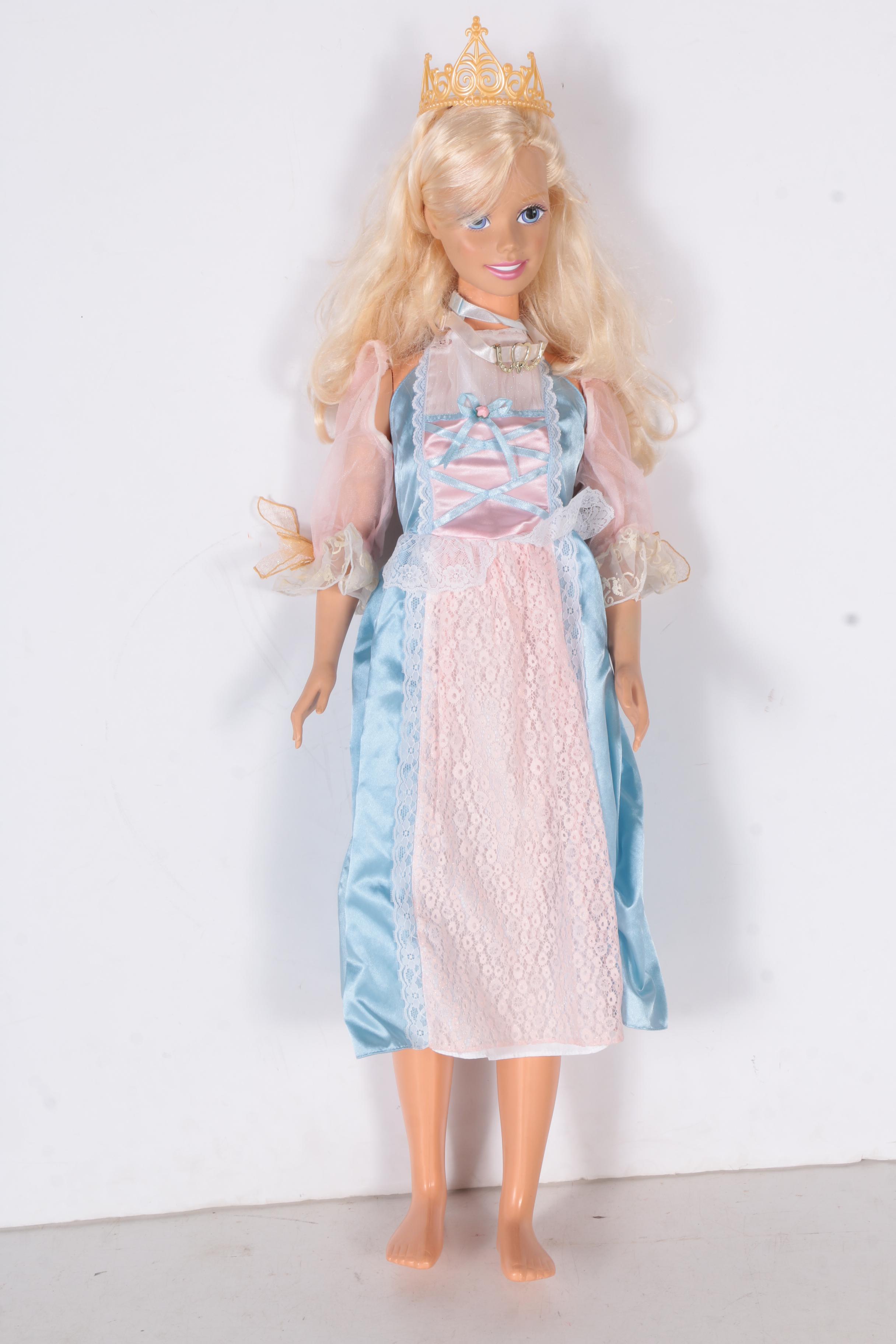 Mattel "The Princess and the Pauper" My Size Barbie Doll