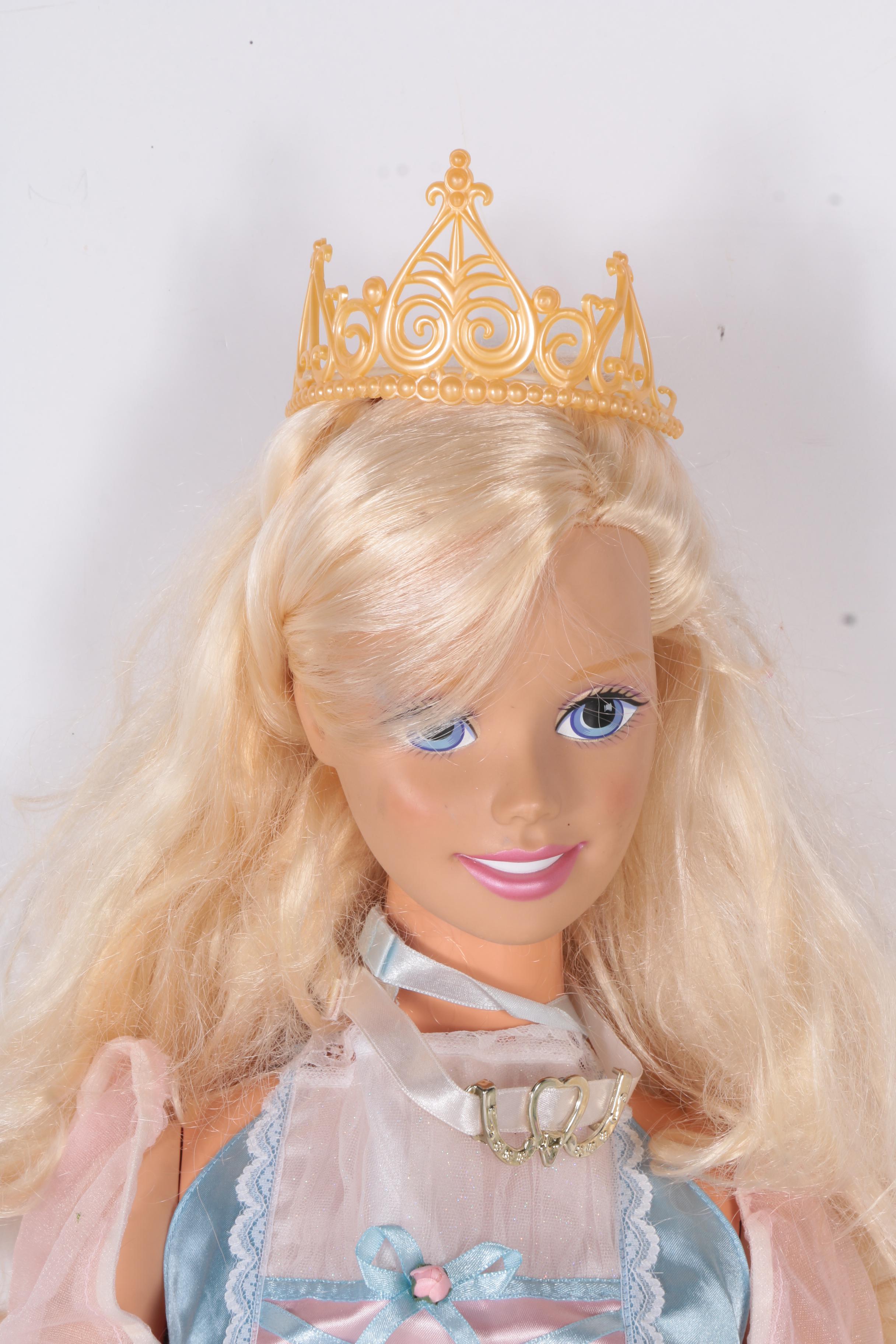 Mattel "The Princess and the Pauper" My Size Barbie Doll