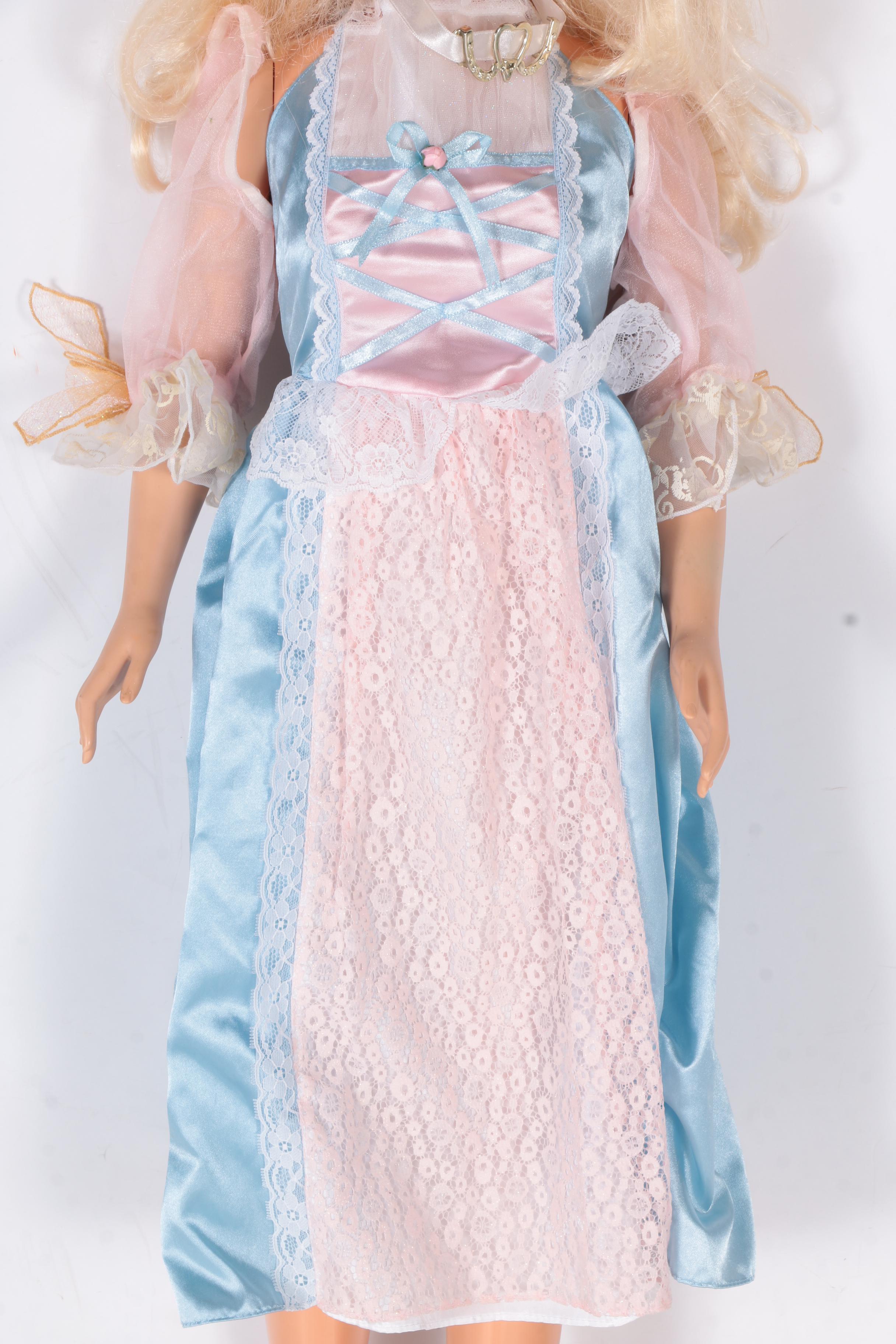 Mattel "The Princess and the Pauper" My Size Barbie Doll