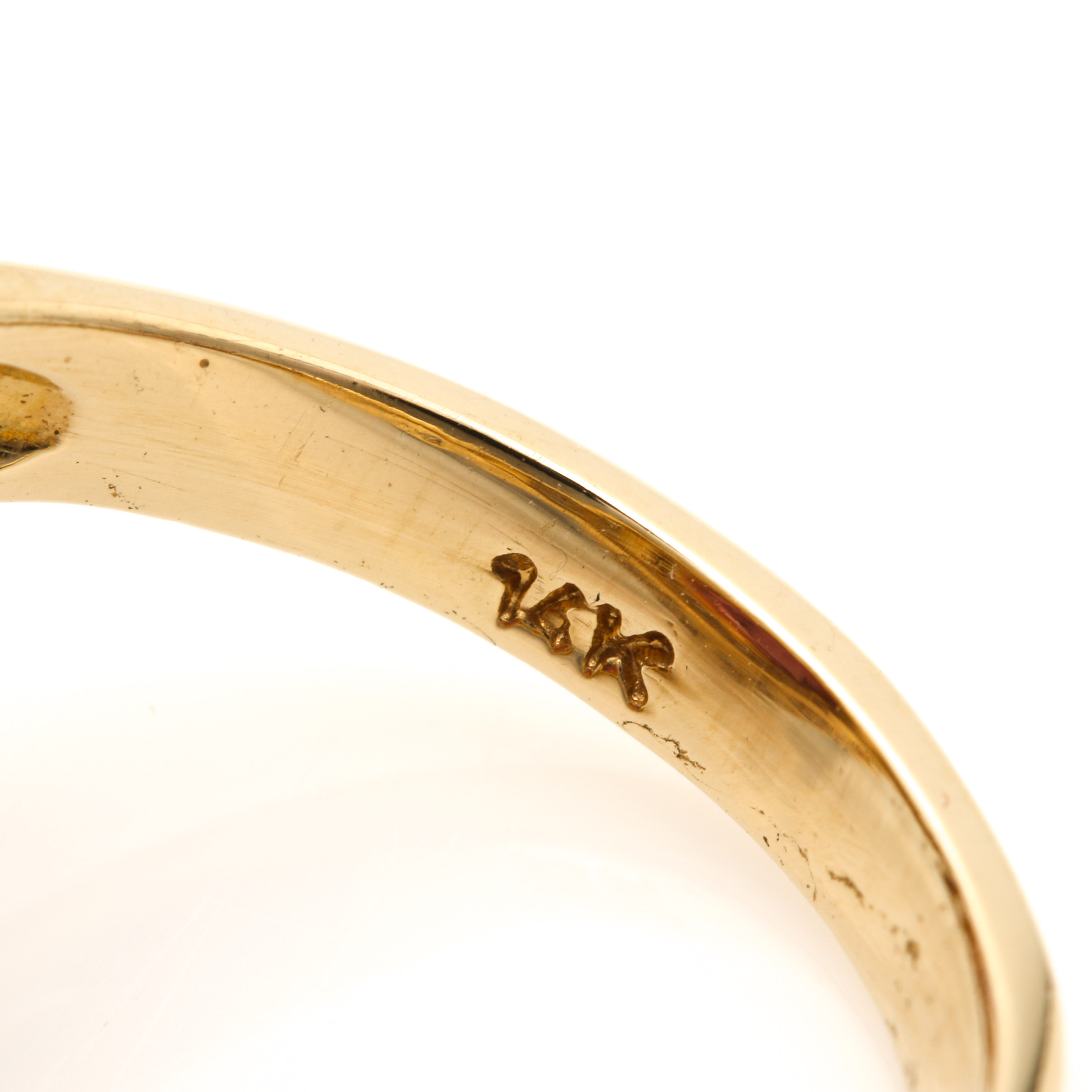 14K Yellow Gold Pink Tourmaline and 1.00 CTW Diamond Ring