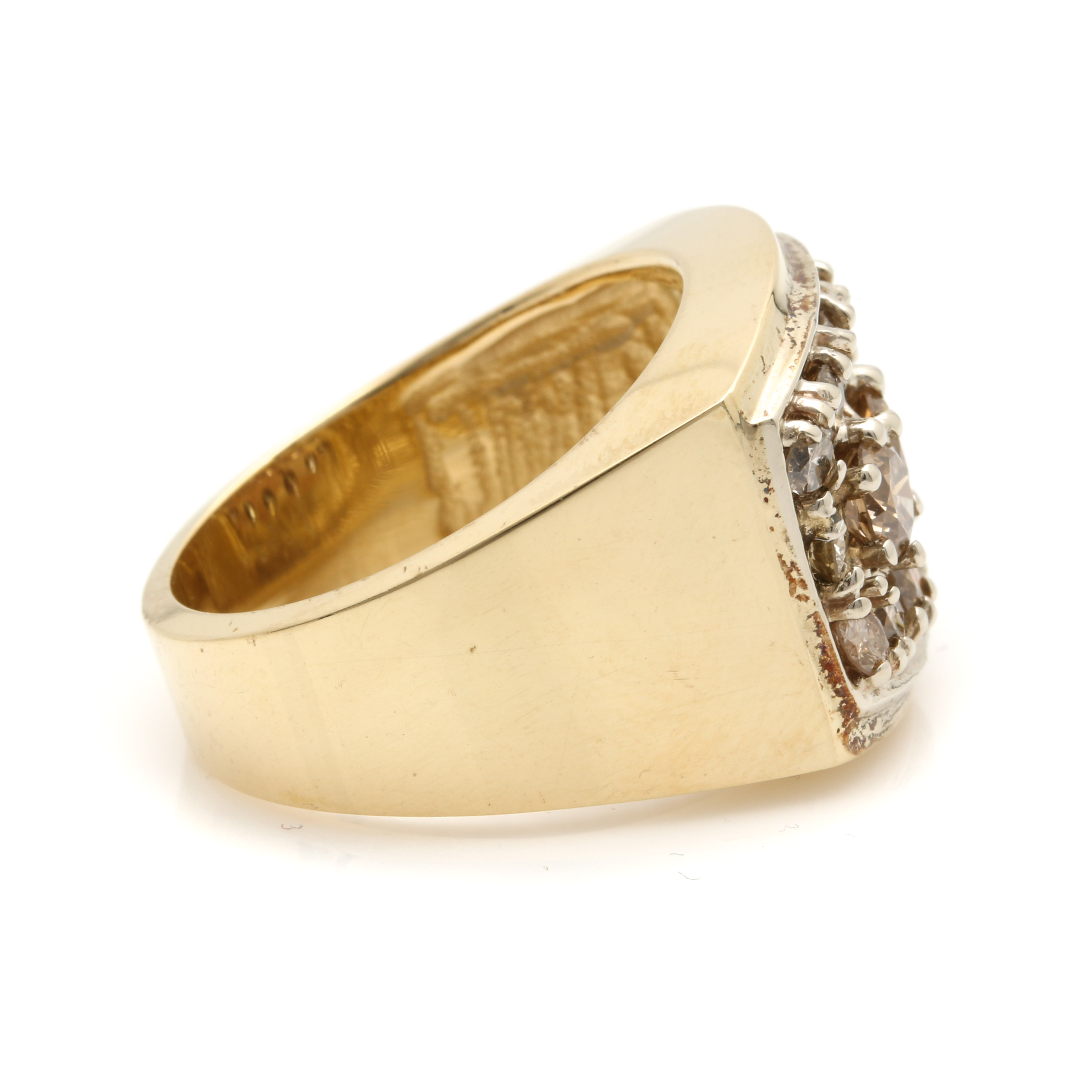 14K Yellow Gold 2.98 CTW Diamond Ring