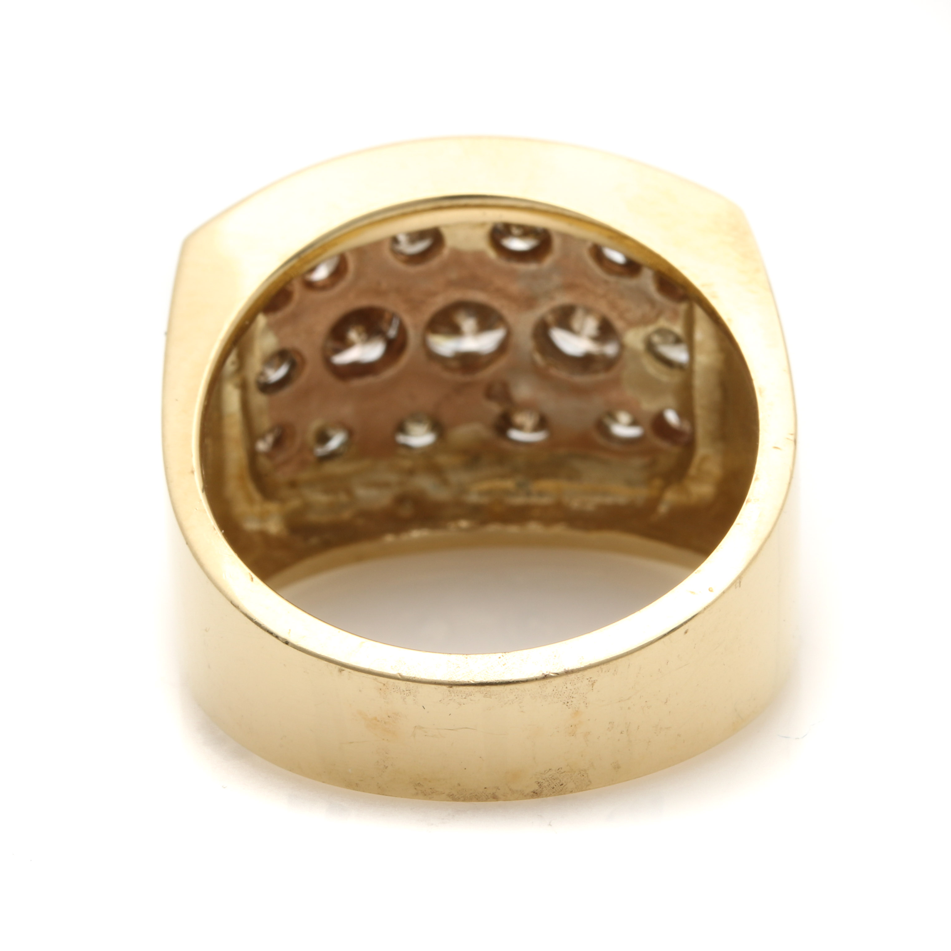 14K Yellow Gold 2.98 CTW Diamond Ring