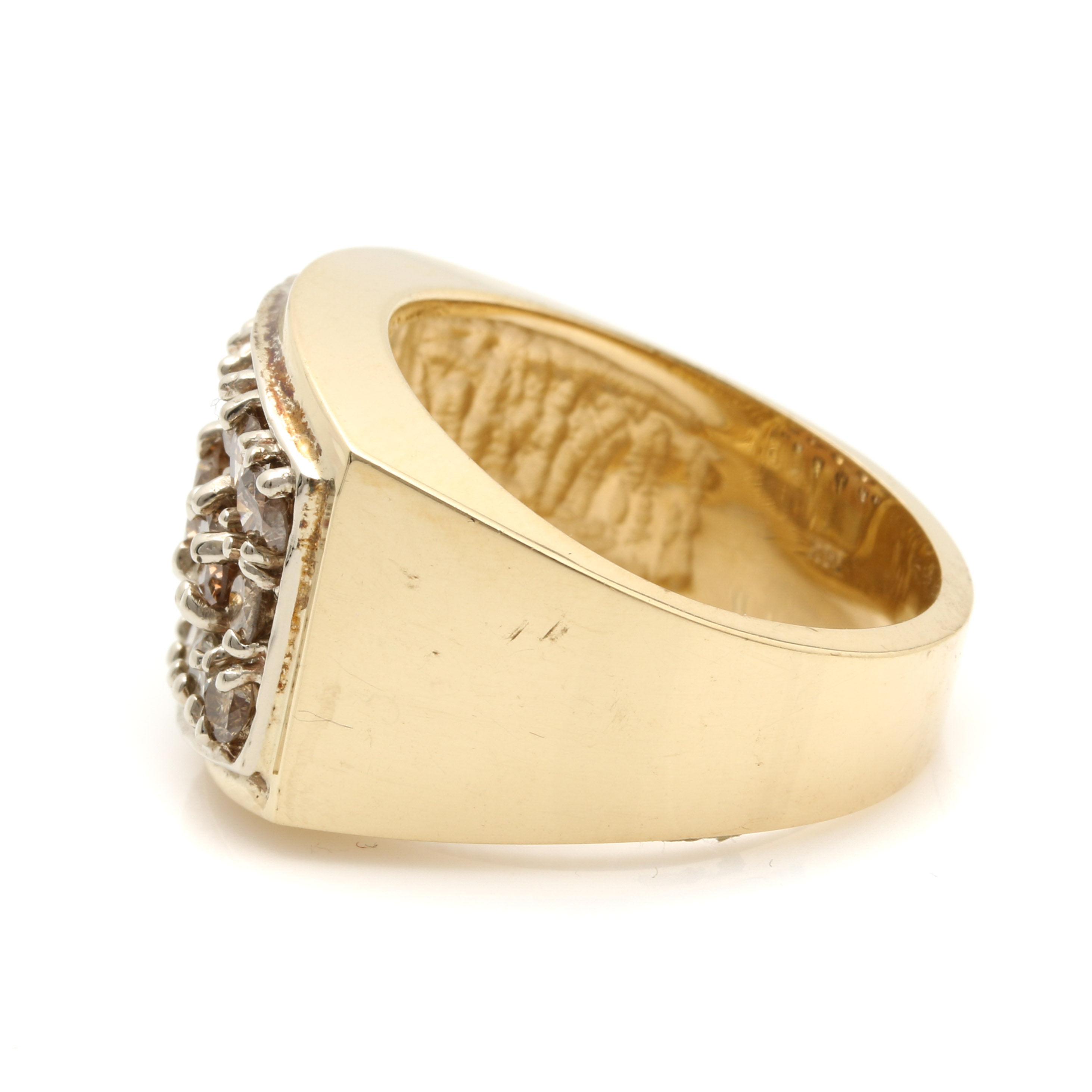 14K Yellow Gold 2.98 CTW Diamond Ring