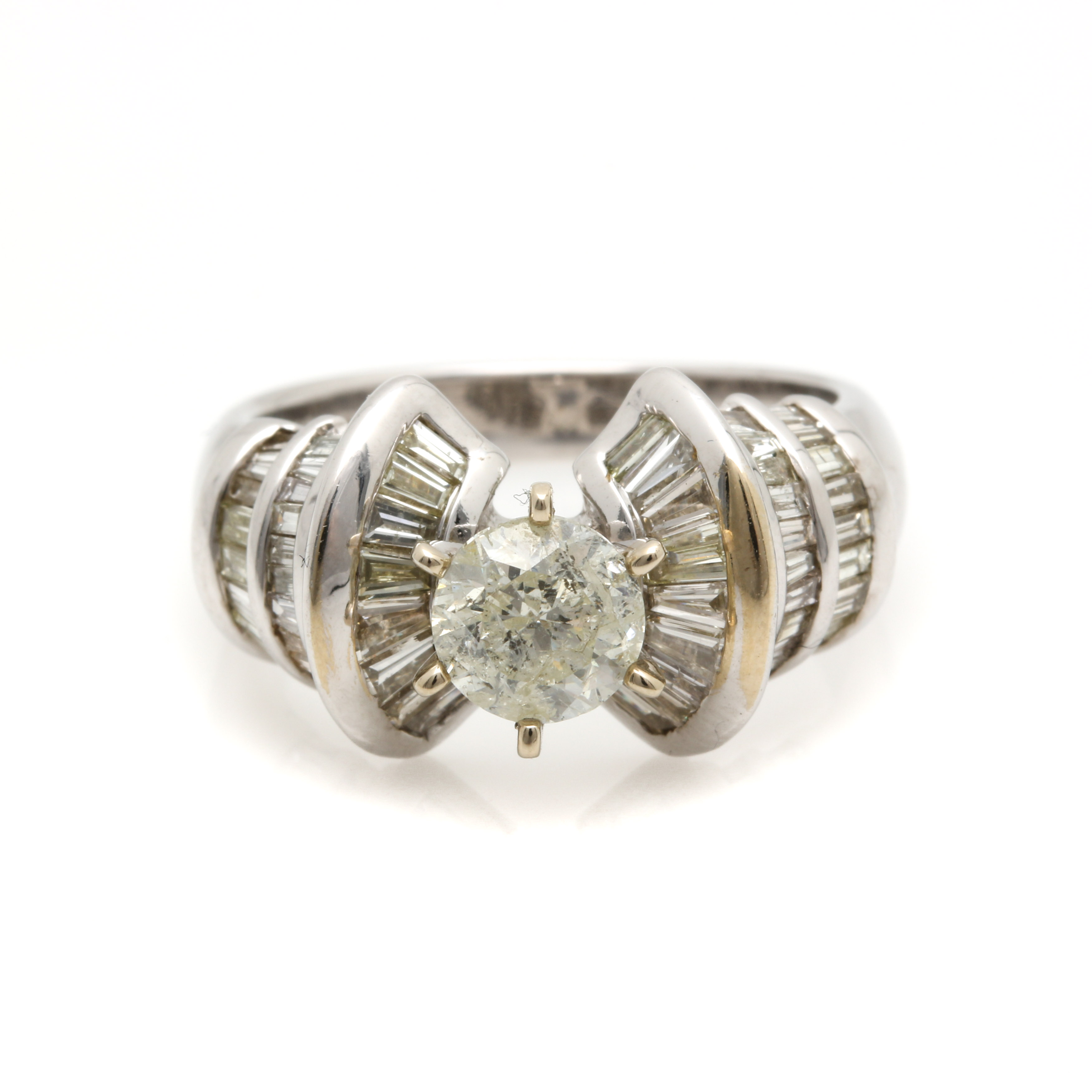 18K White Gold 2.55 CTW Diamond Ring