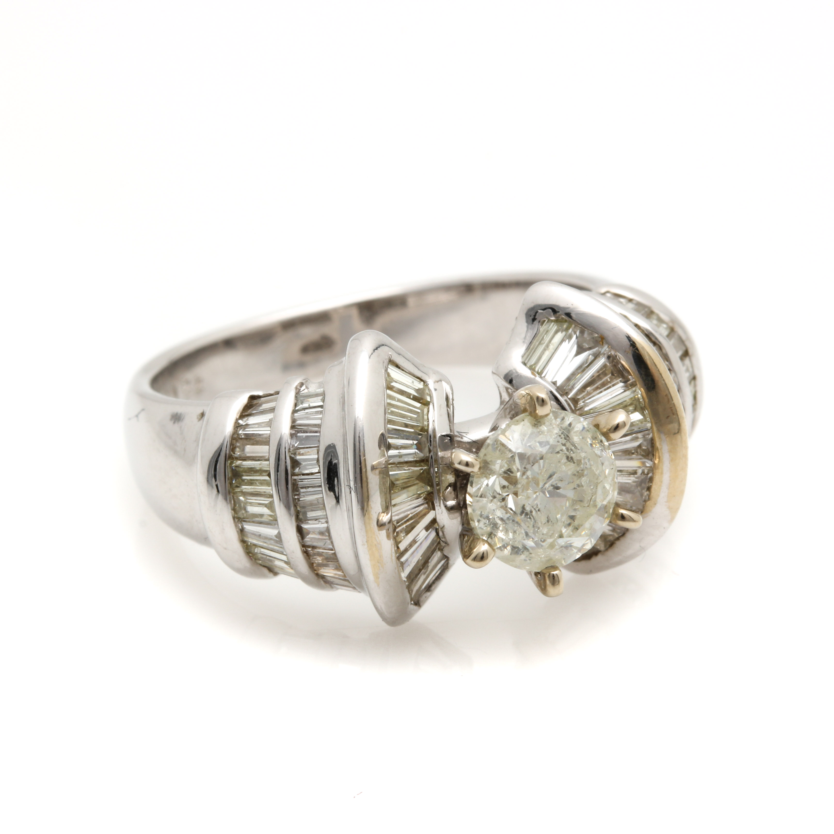 18K White Gold 2.55 CTW Diamond Ring